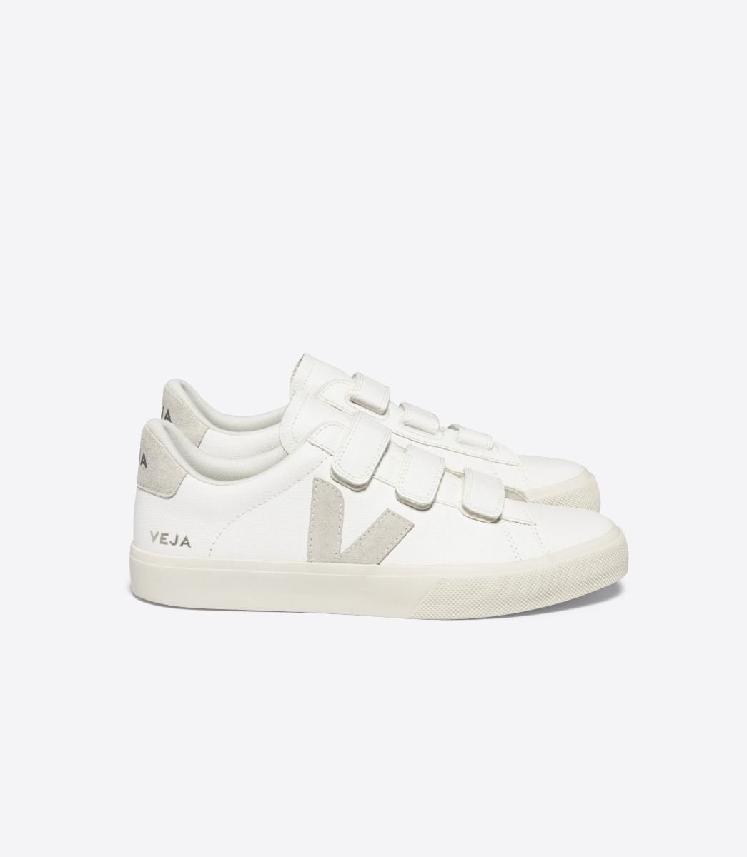 VEJA RECIFE LEATHER WHITE NATURAL | VJ24356