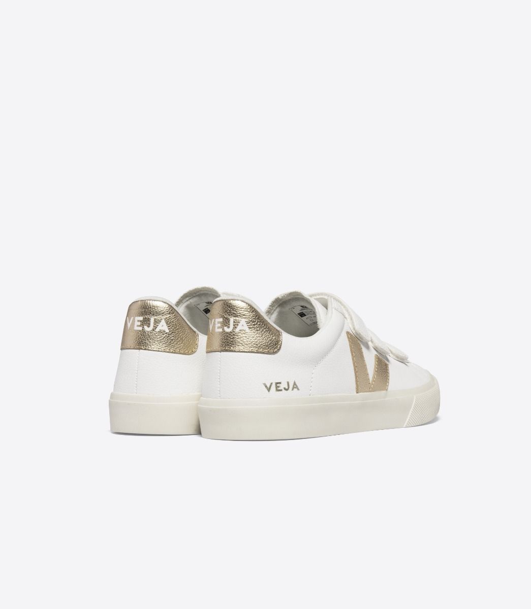 VEJA RECIFE LEATHER WHITE PLATINE | VJ24610