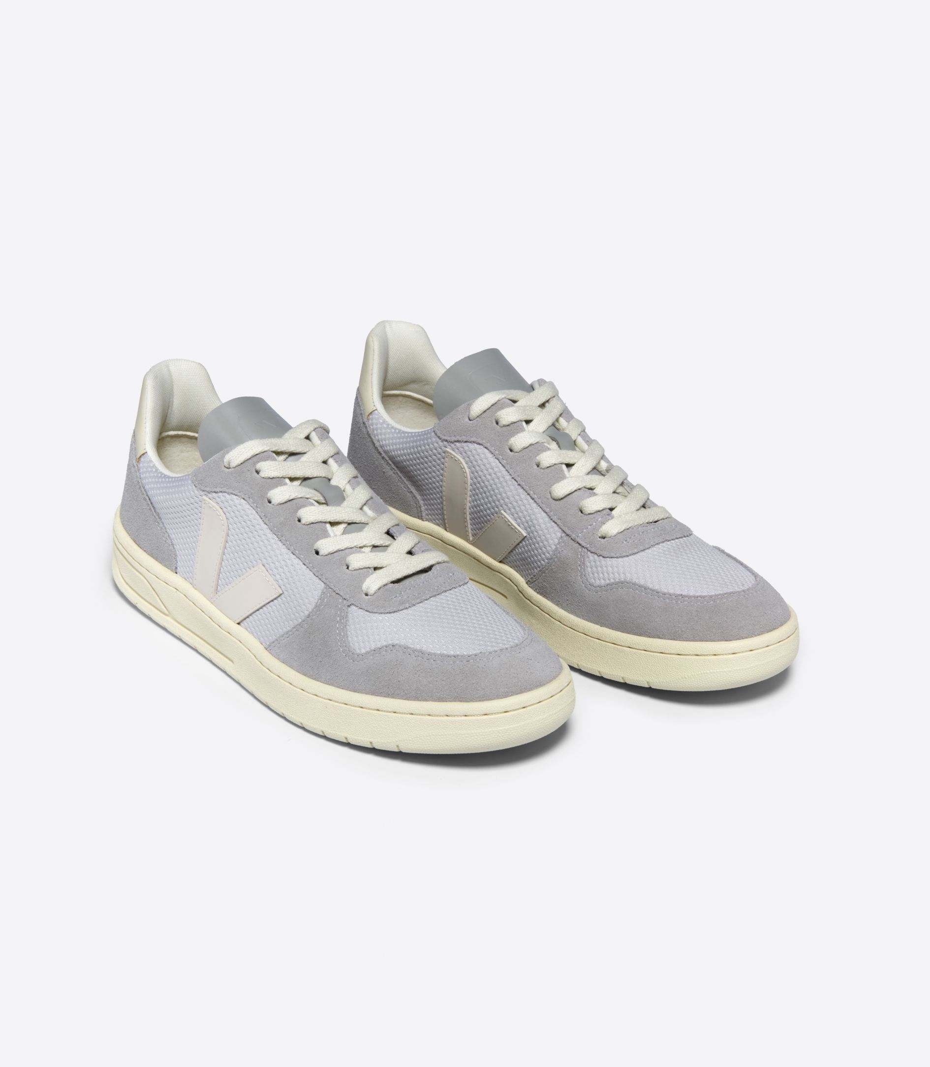 VEJA V-10 ALVEOMESH LIGHT GREY PIERRE | VJ24556