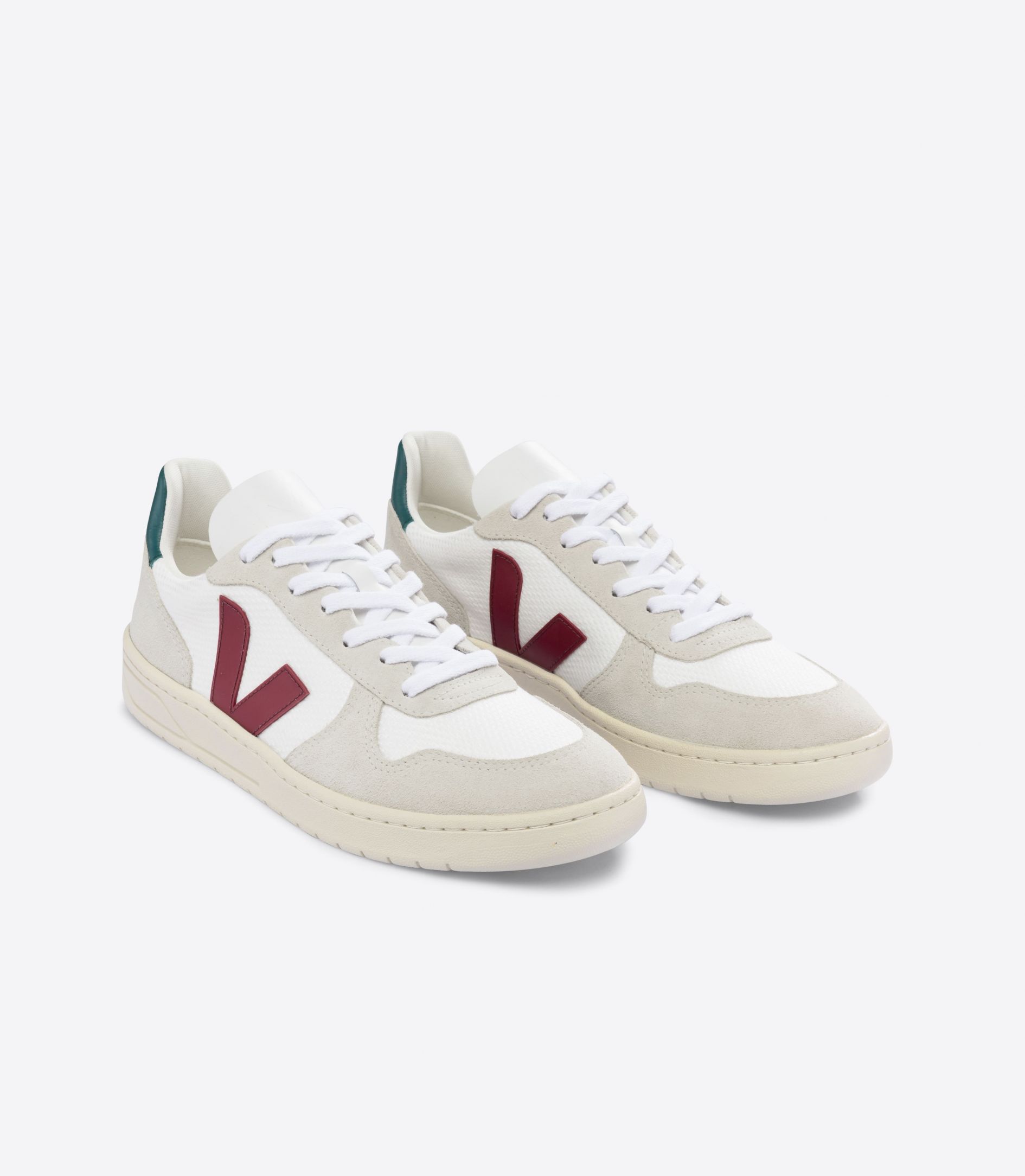 VEJA V-10 B-MESH WHITE MARSALA BRITTANY | VJ24217