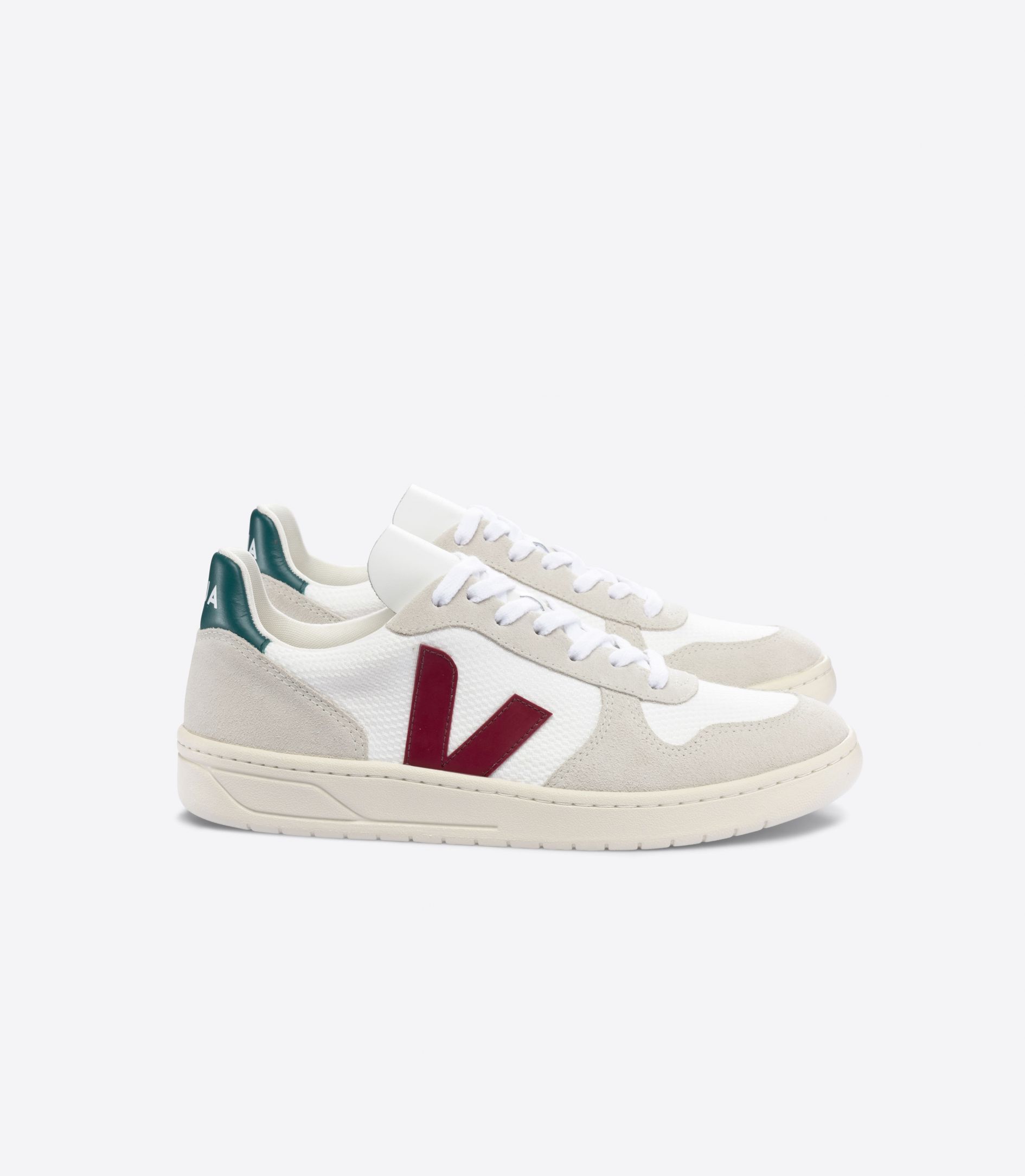 VEJA V-10 B-MESH WHITE MARSALA BRITTANY | VJ24217