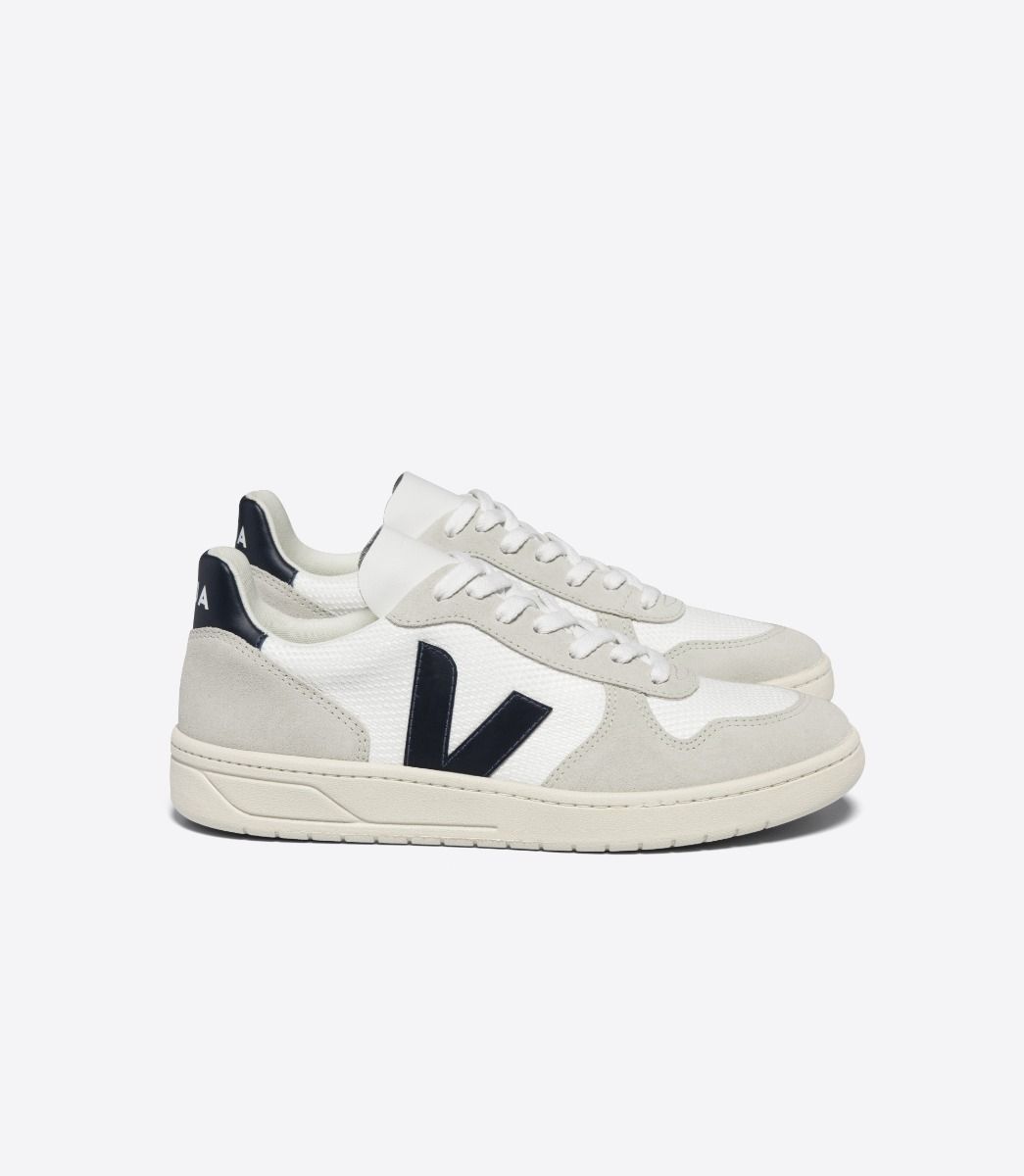 VEJA V-10 B-MESH WHITE NAUTICO | VJ24557