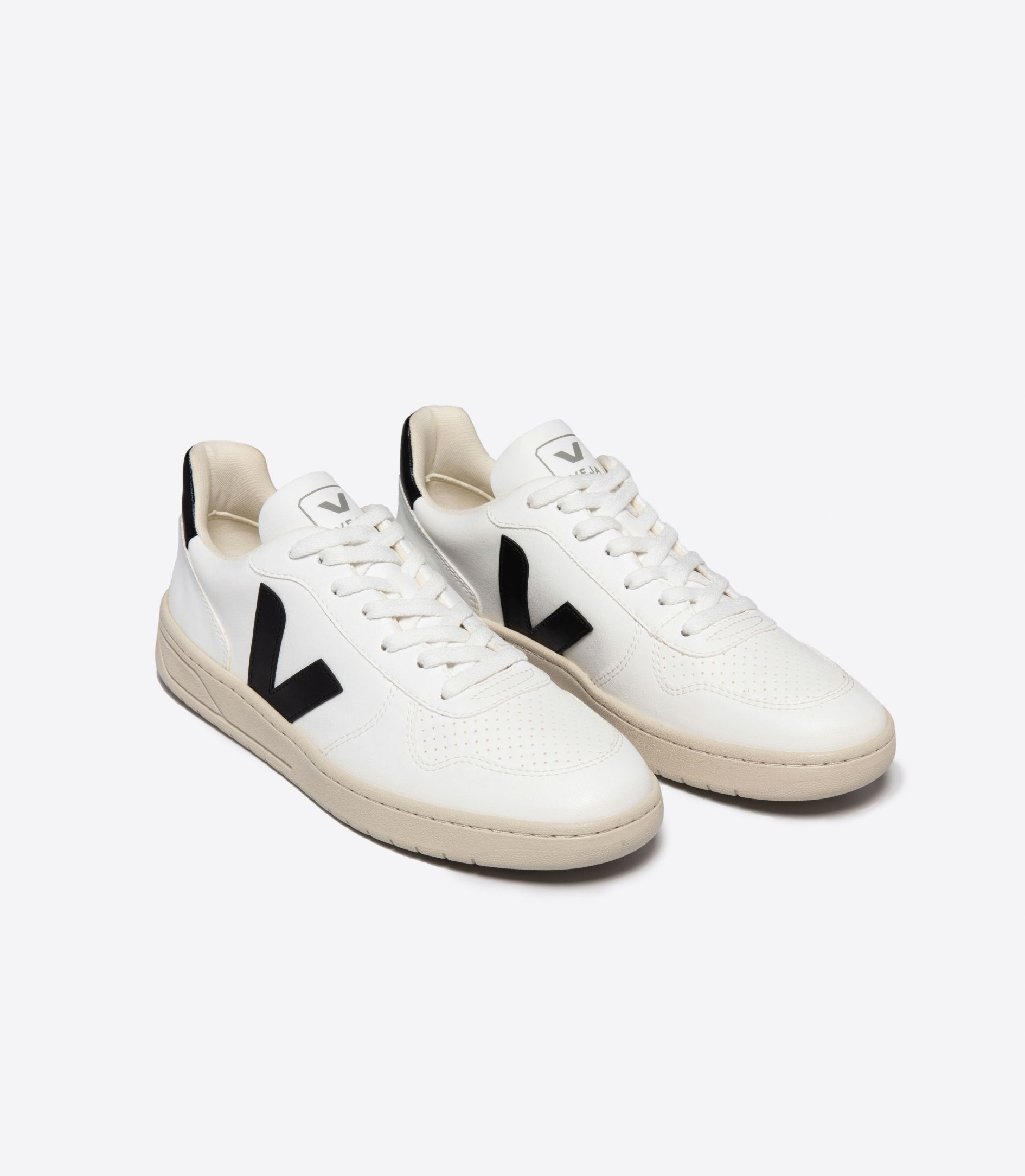 VEJA V-10 CWL WHITE BLACK | VJ24245