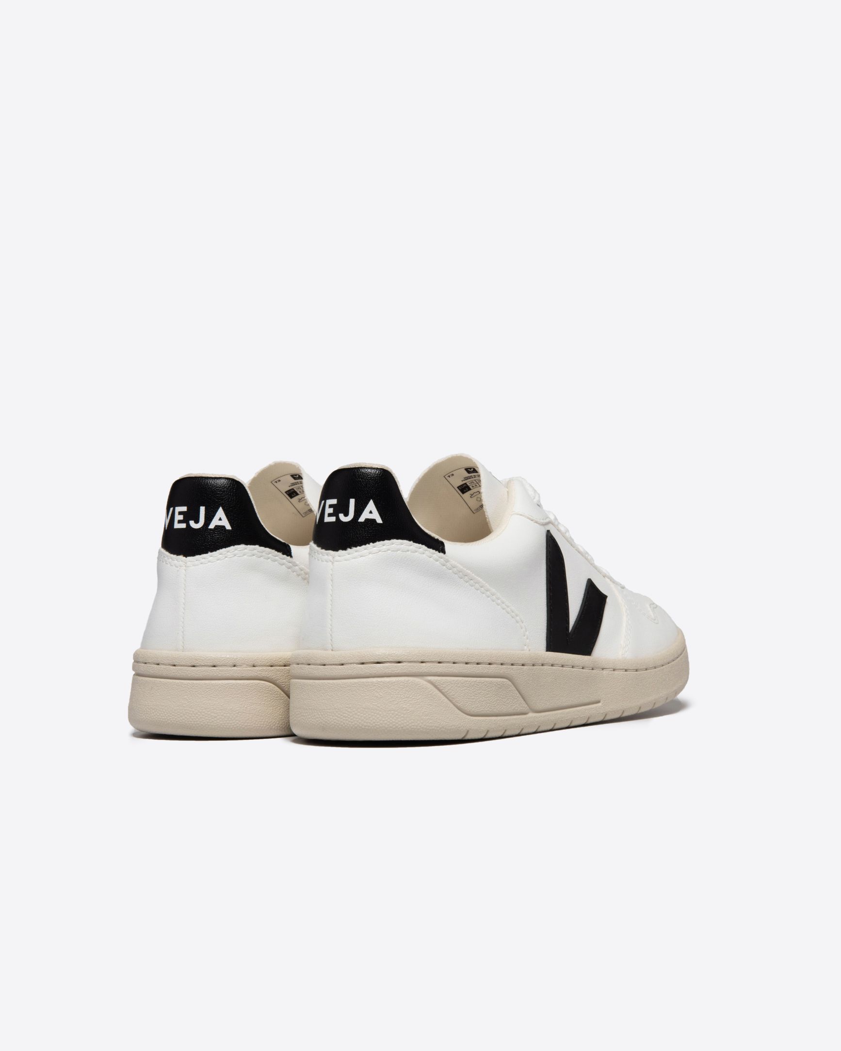 VEJA V-10 CWL WHITE BLACK | VJ24245