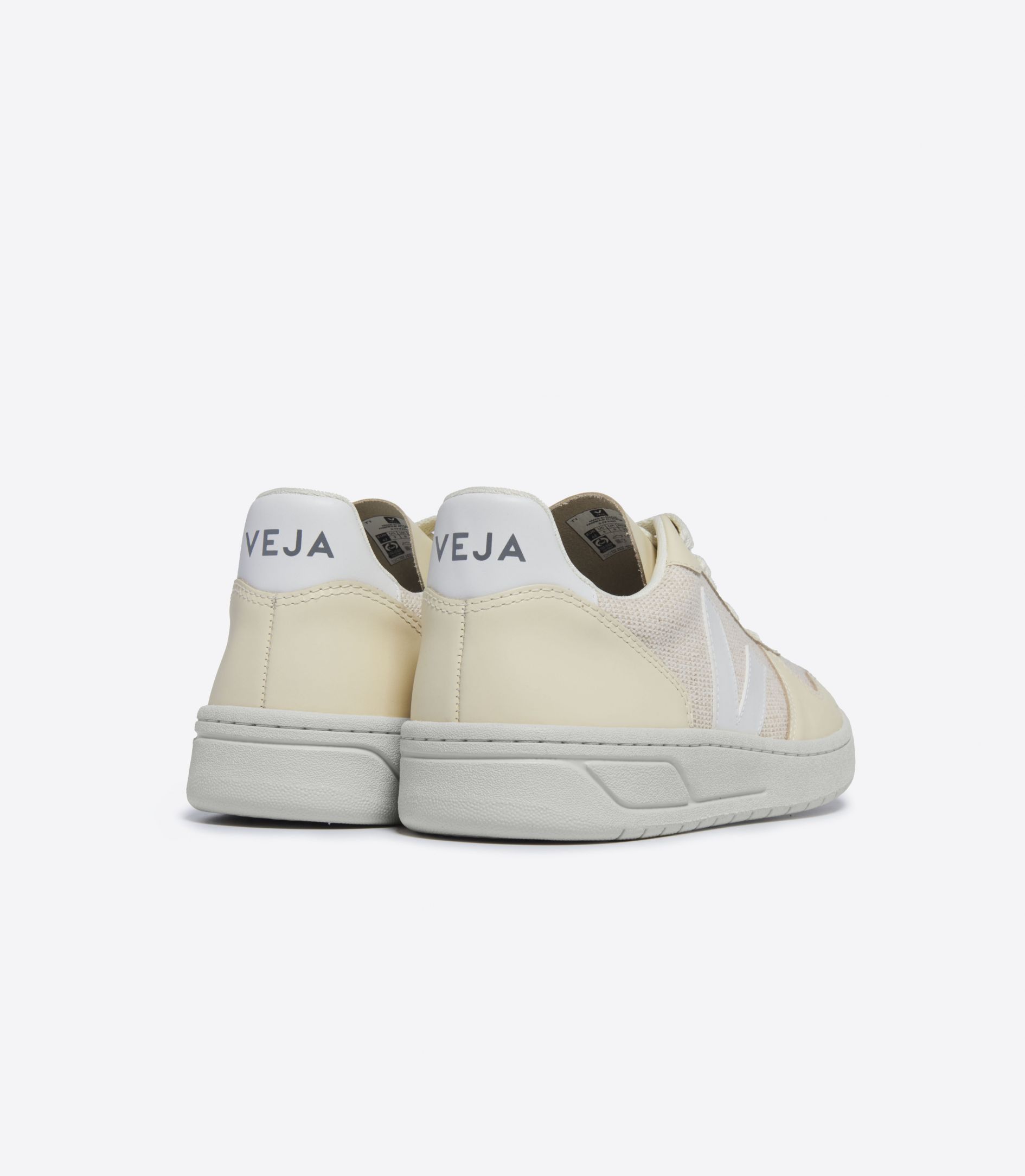 VEJA V-10 J-MESH JUTE WHITE | VJ24218