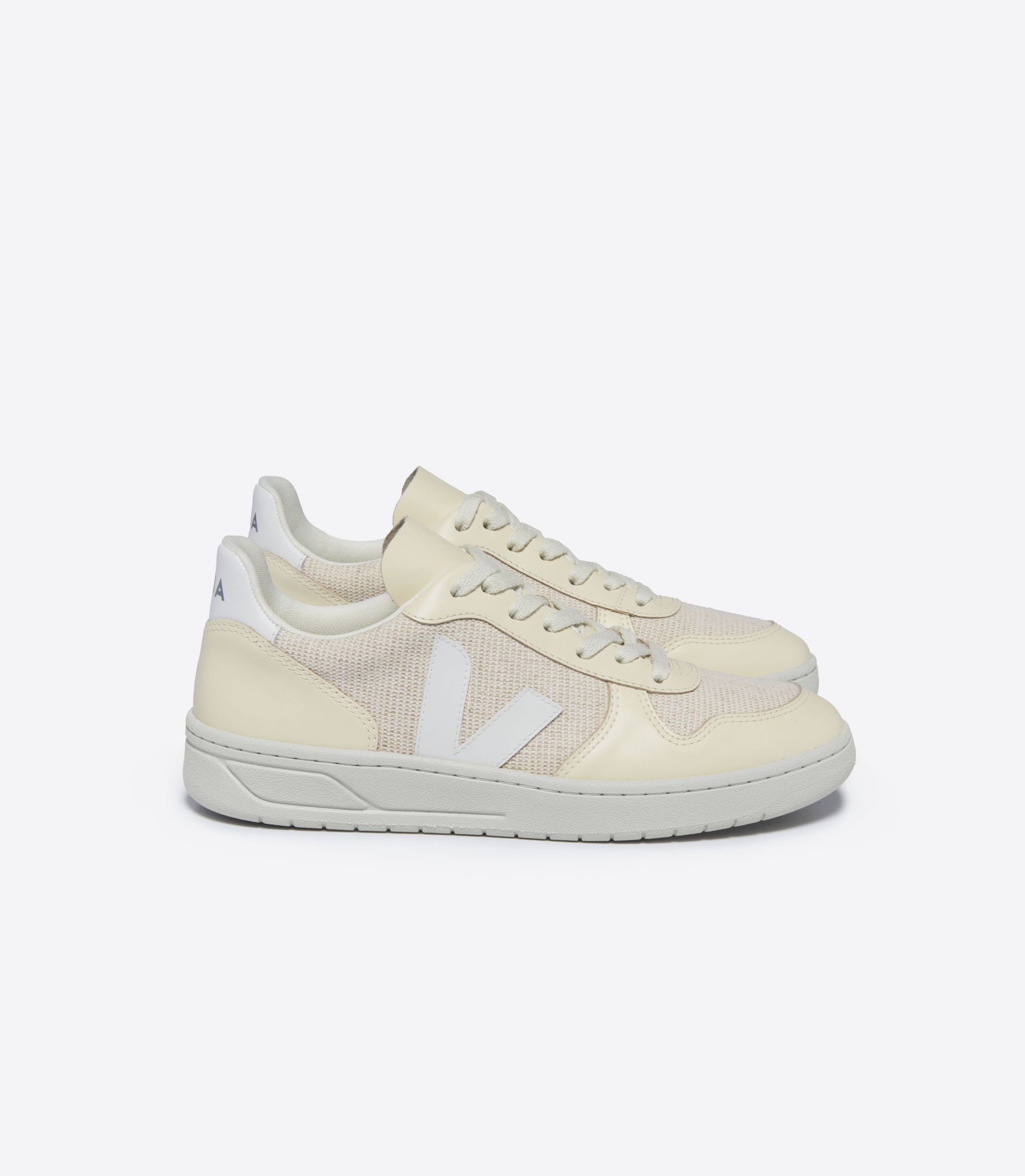 VEJA V-10 J-MESH JUTE WHITE | VJ24539