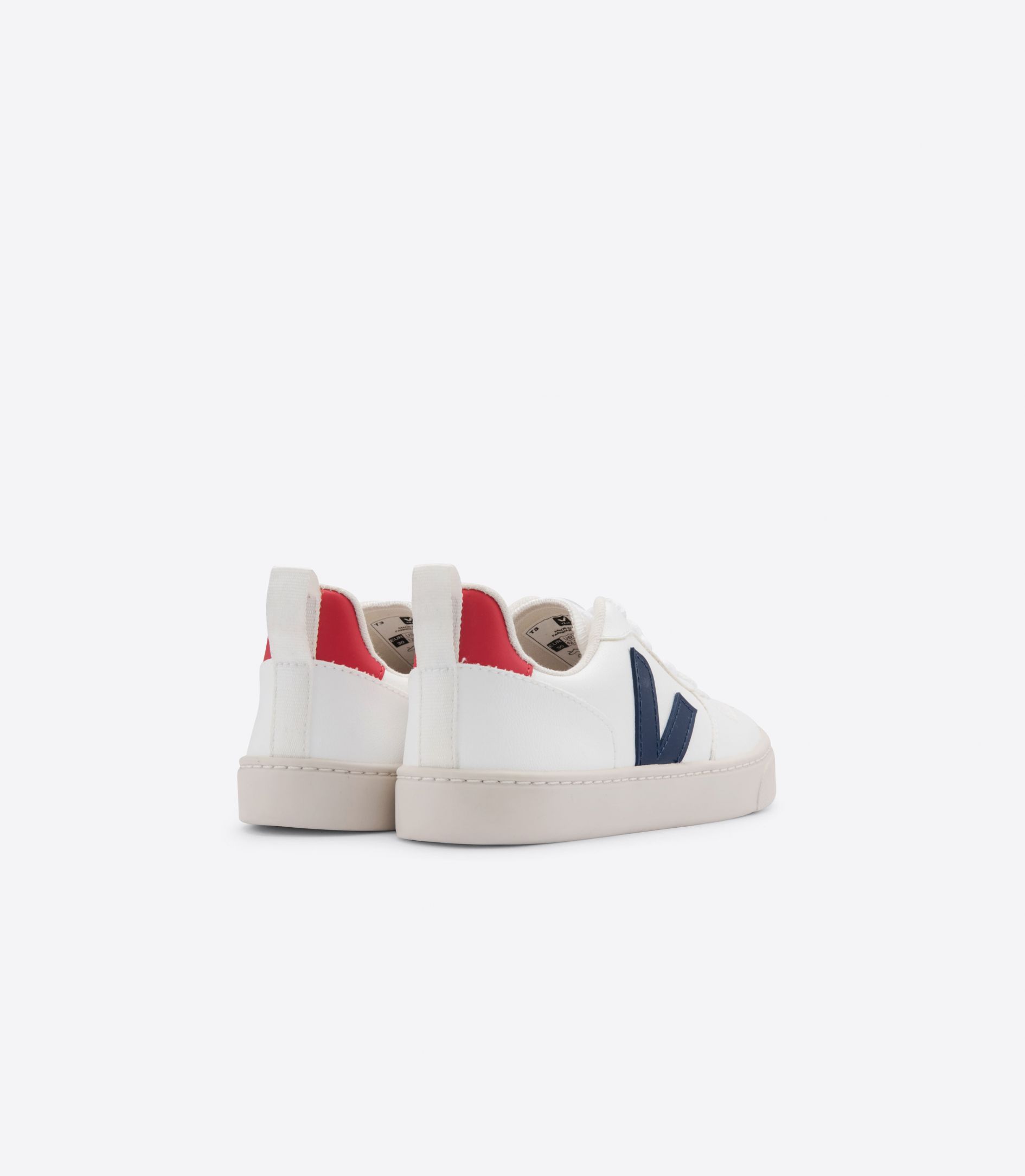 VEJA V-10 LACES CWL WHITE COBALT PEKIN | VJ24858