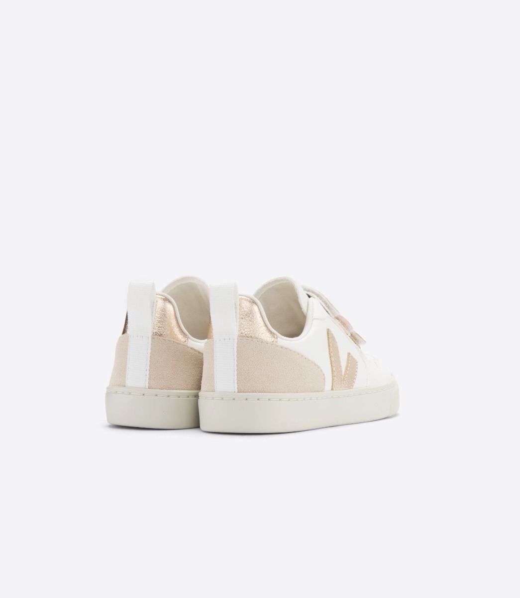 VEJA V-10 LEATHER MULTICO WHITE SHINY | VJ24890