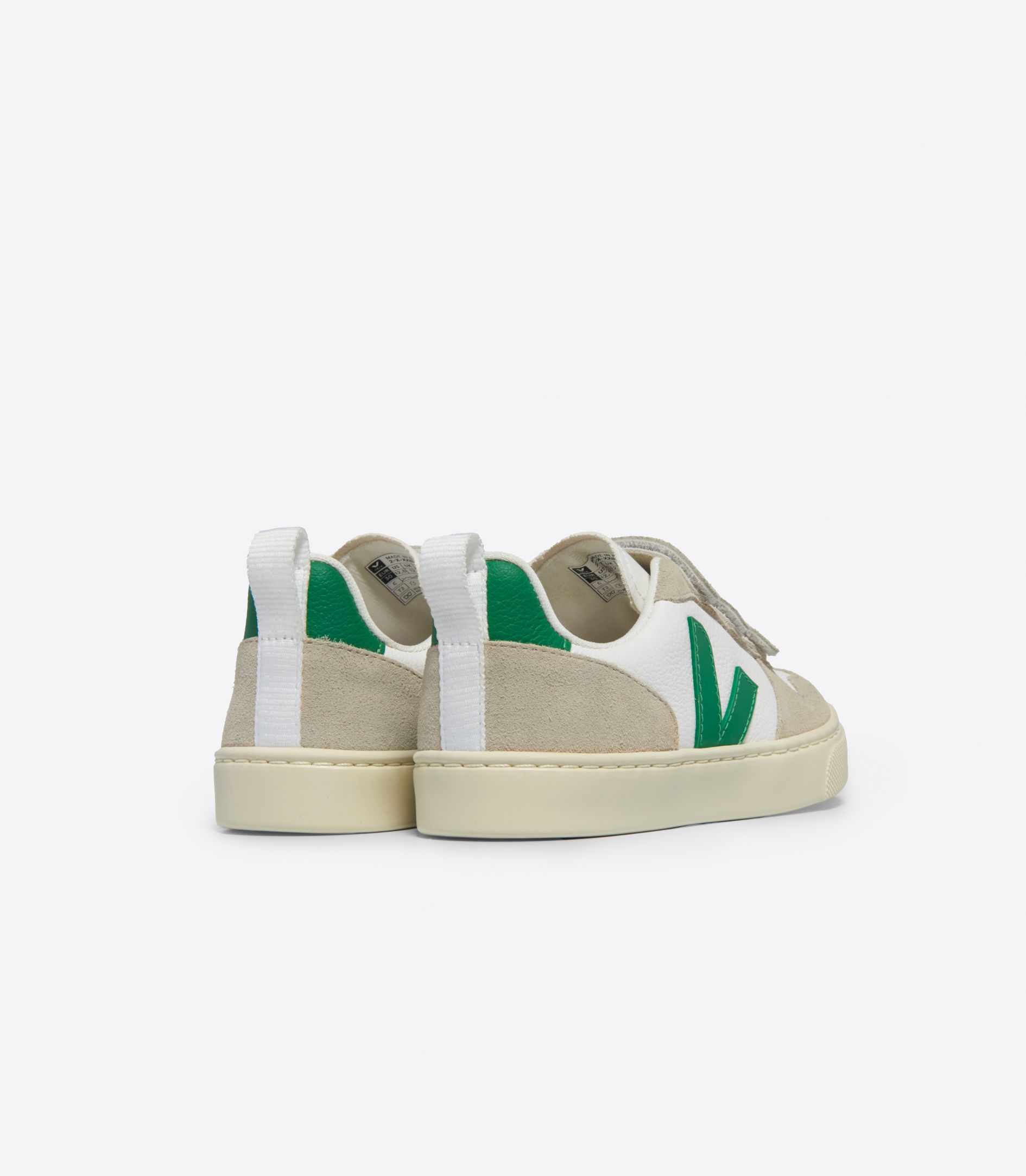 VEJA V-10 LEATHER WHITE EMERAUDE | VJ24865