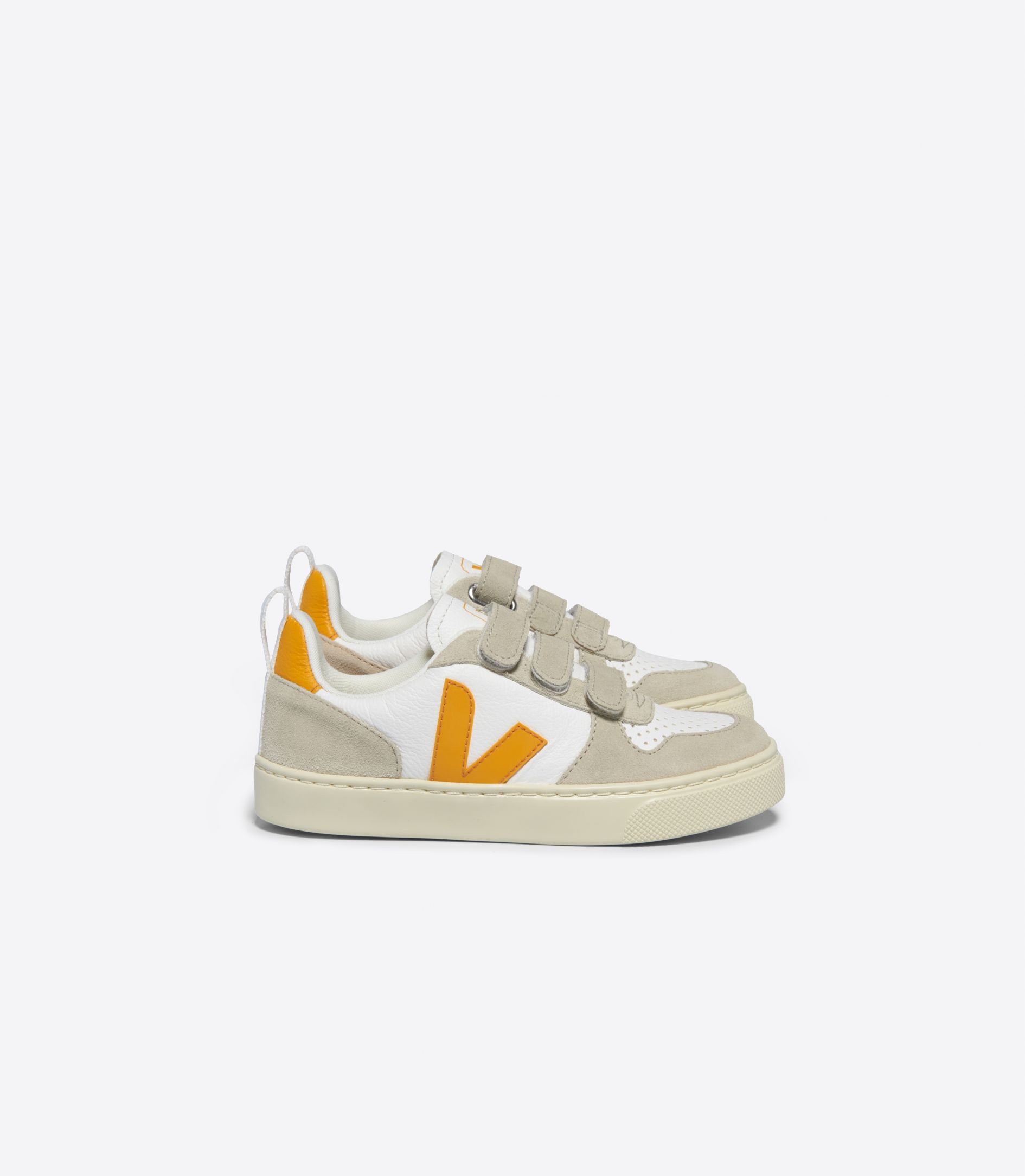 VEJA V-10 LEATHER WHITE OURO | VJ24866