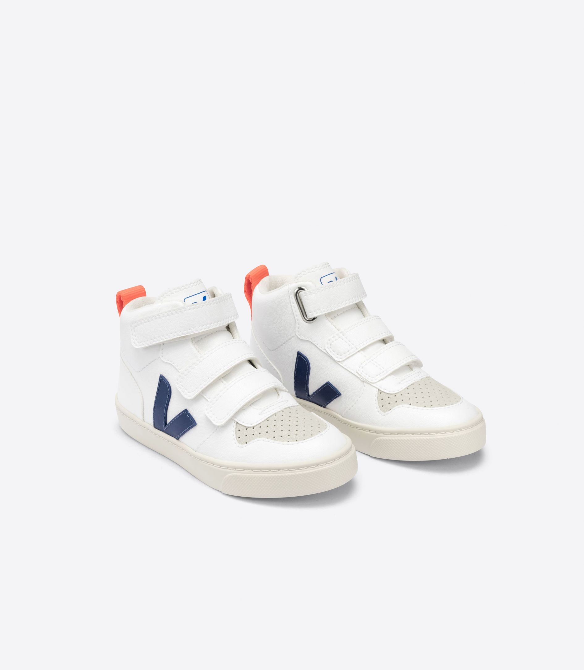 VEJA V-10 MID CWL WHITE COBALT ORANGE FLUO | VJ24840