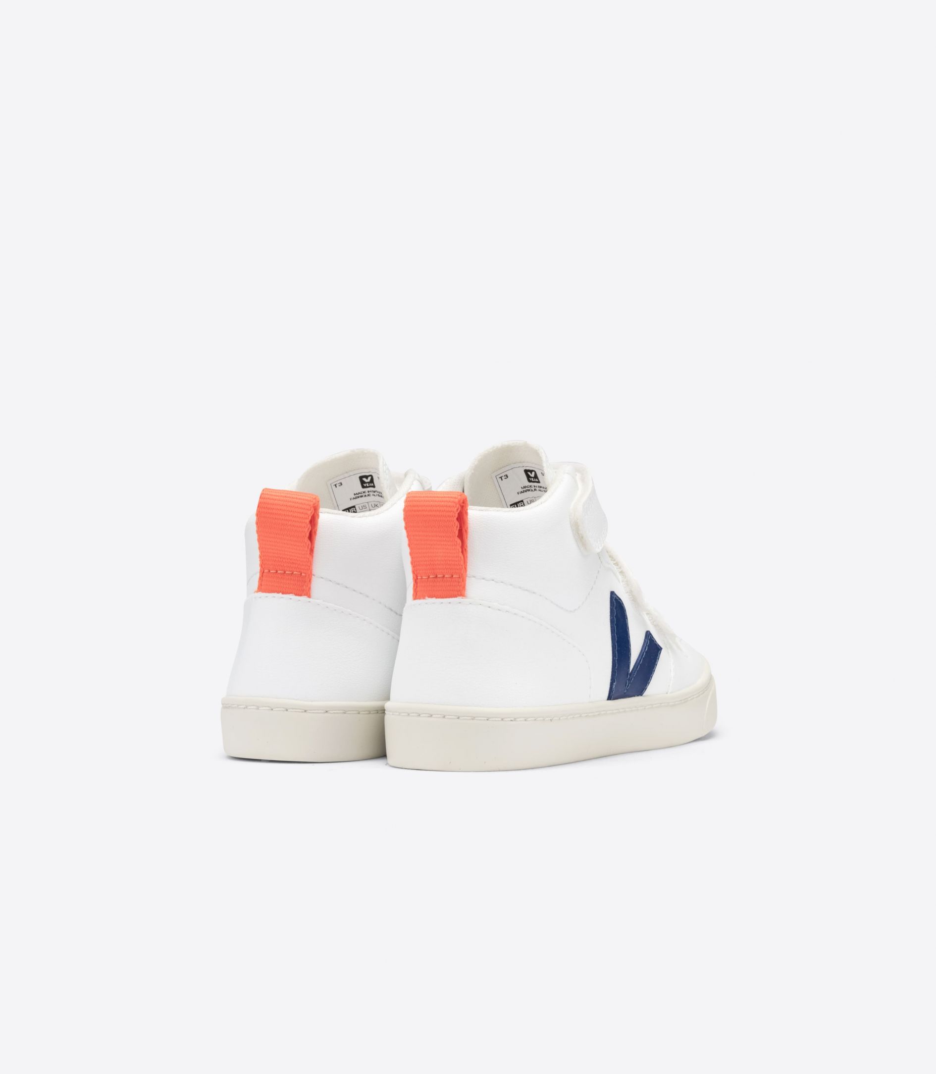 VEJA V-10 MID CWL WHITE COBALT ORANGE FLUO | VJ24840