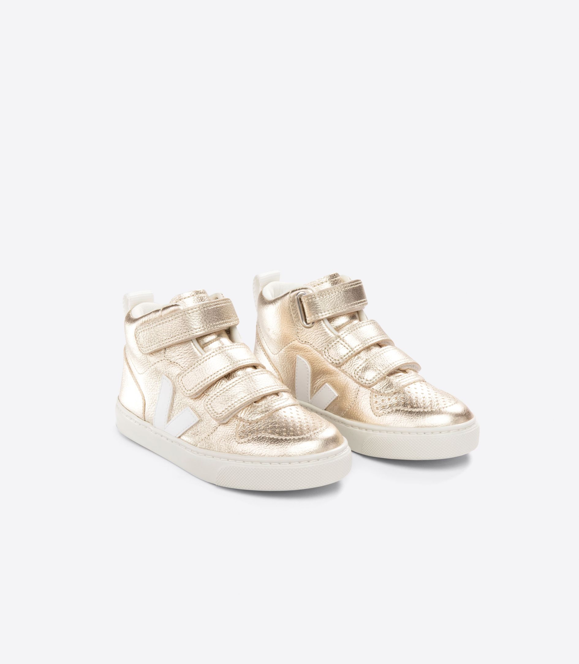 VEJA V-10 MID LEATHER PLATINE WHITE | VJ24867