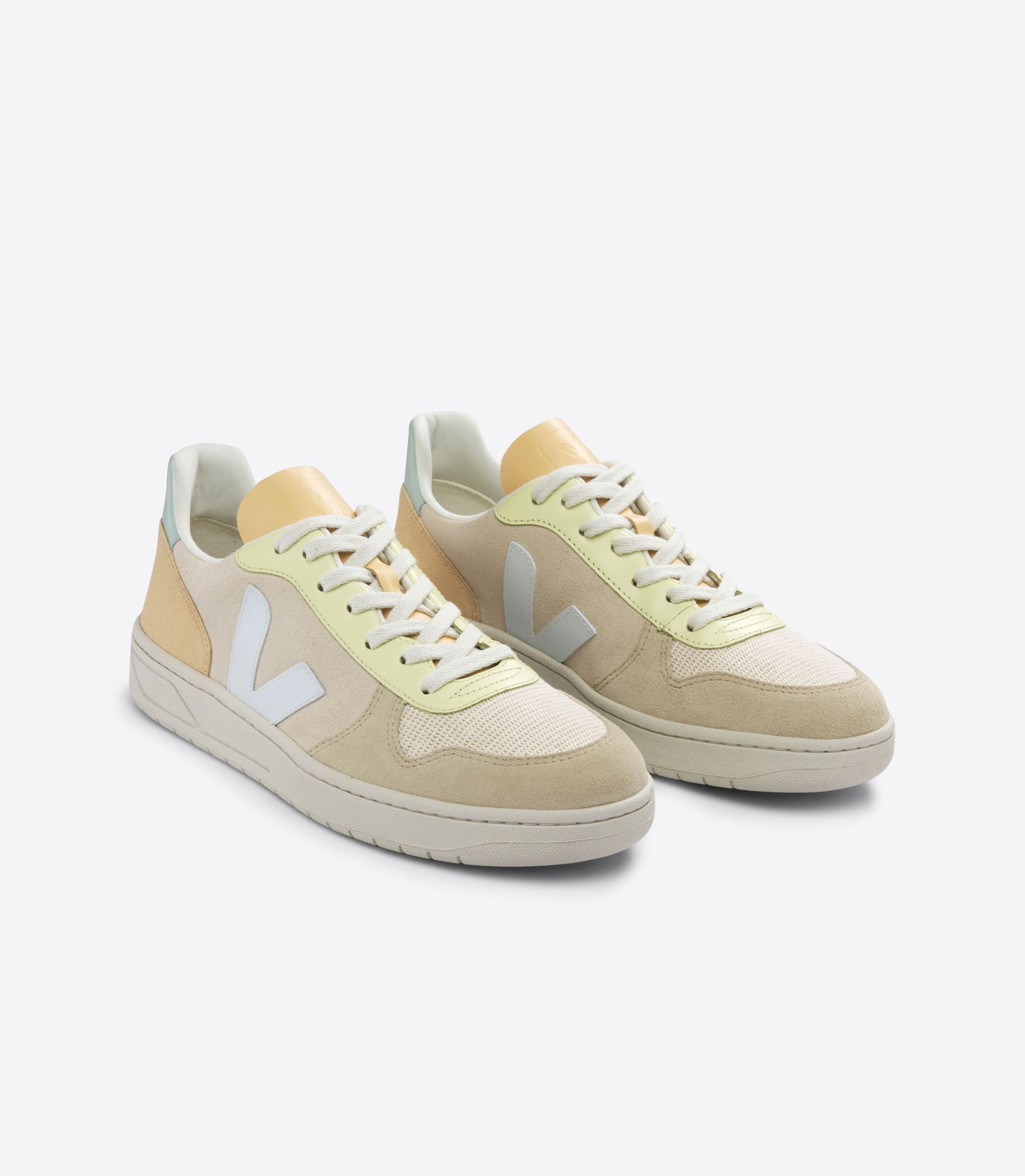 VEJA V-10 SUEDE SABLE MENTHOL MULTICO | VJ24541