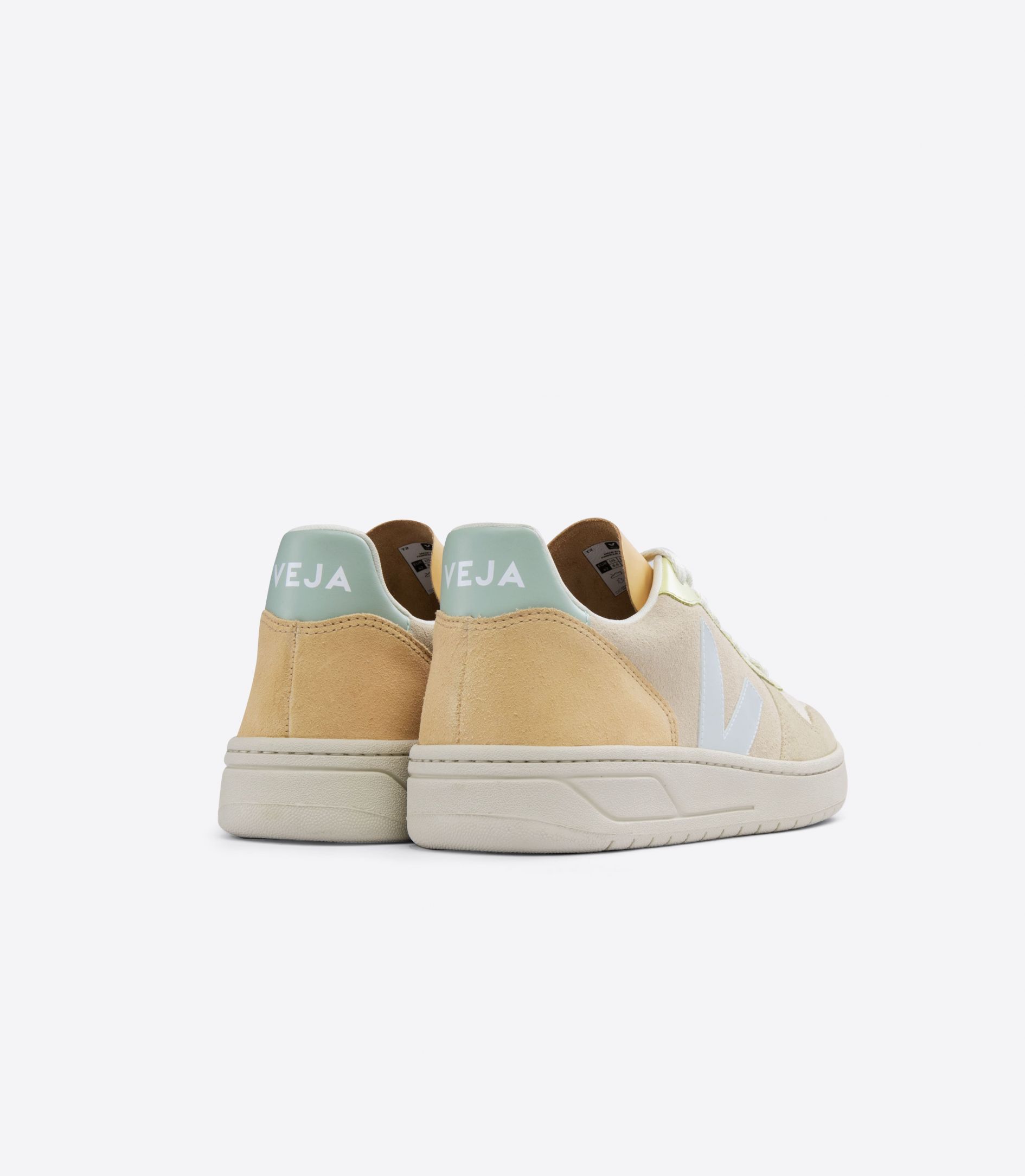 VEJA V-10 SUEDE SABLE MENTHOL MULTICO | VJ24225