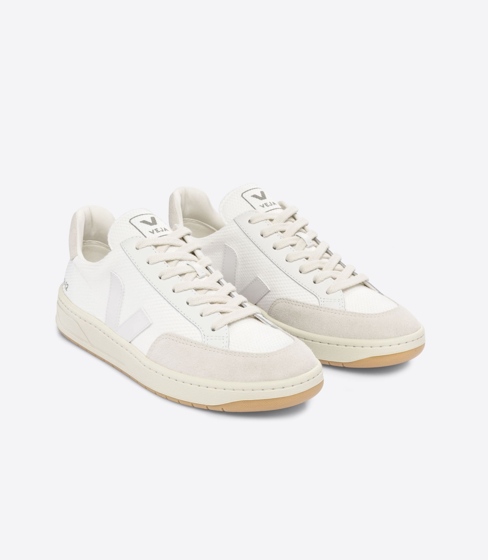 VEJA V-12 B-MESH WHITE NATURAL | VJ24252