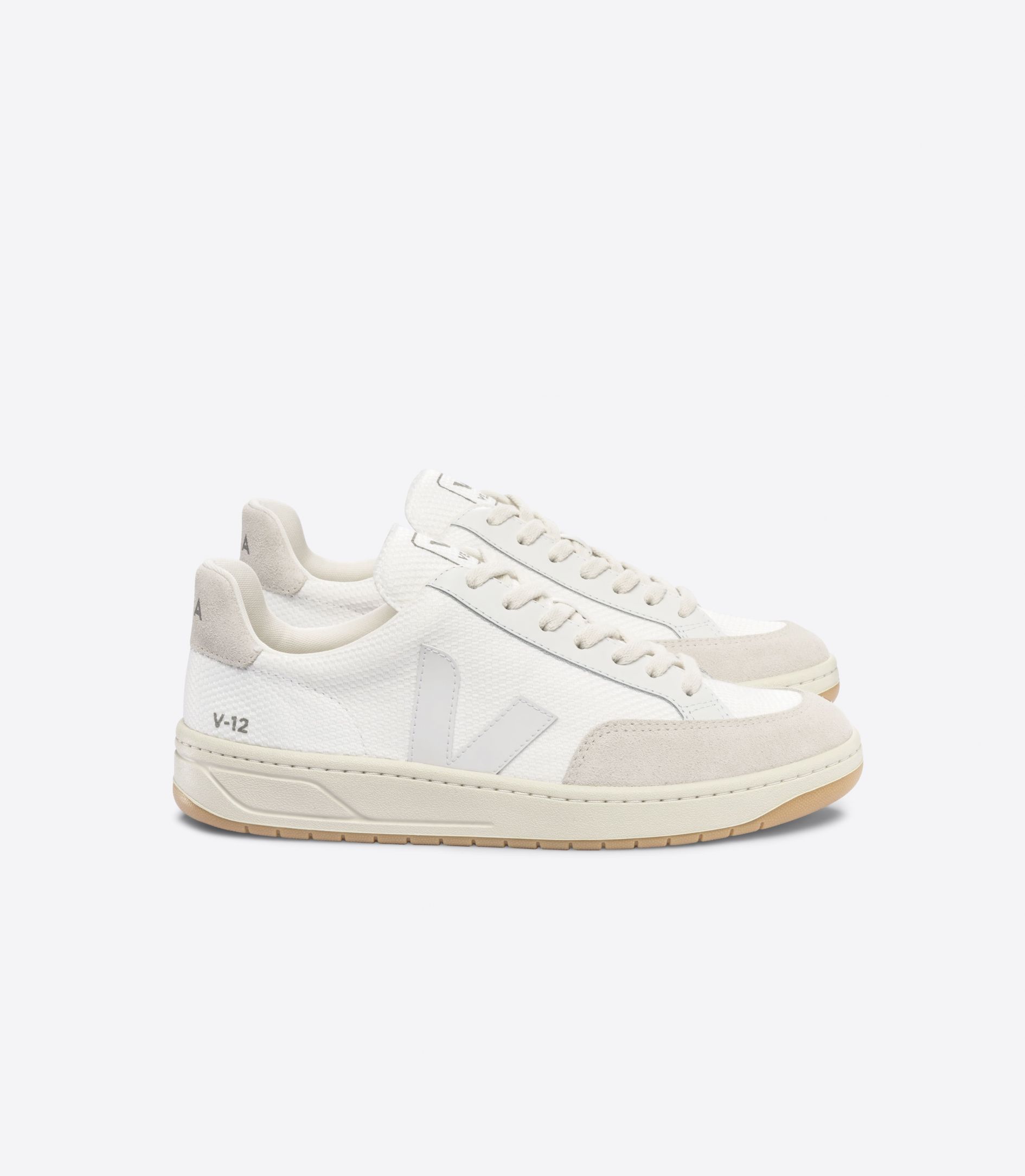 VEJA V-12 B-MESH WHITE NATURAL | VJ24584