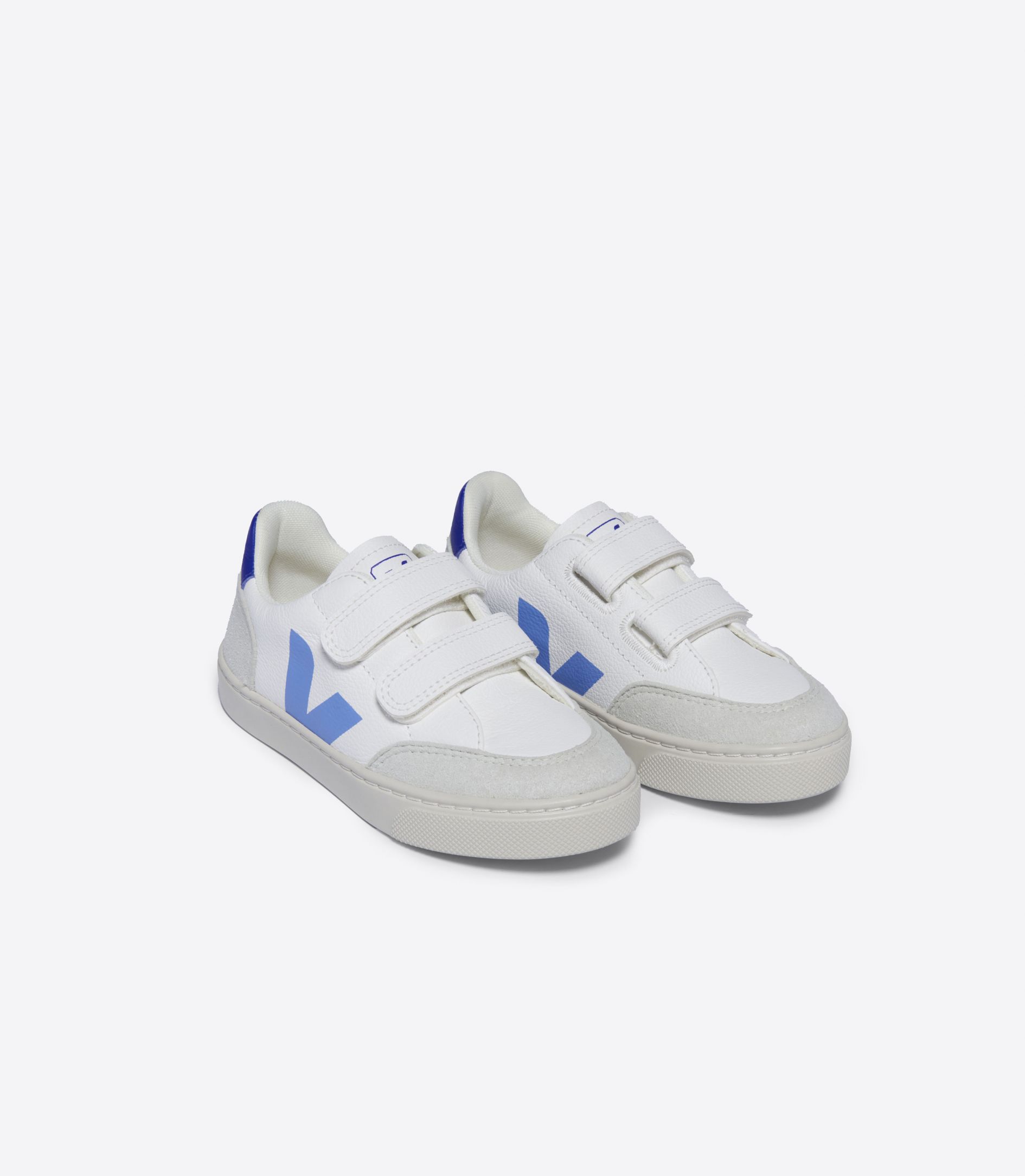 VEJA V-12 LEATHER WHITE AQUA PAROS | VJ24832