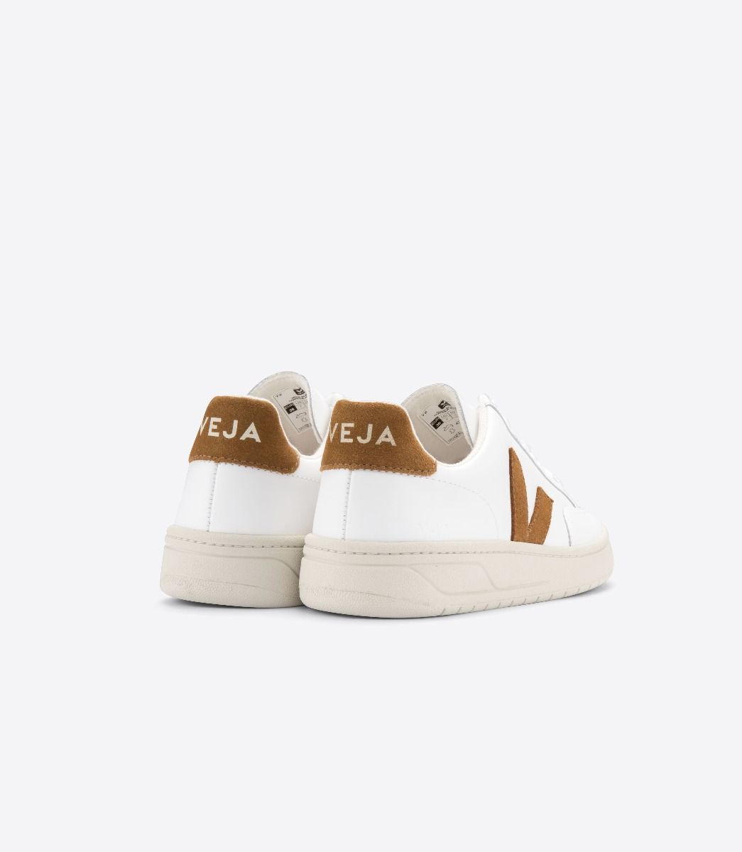 VEJA V-12 LEATHER WHITE CAMEL | VJ24257