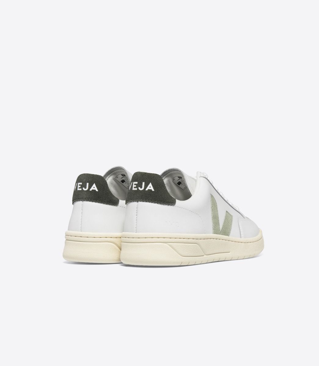 VEJA V-12 LEATHER WHITE CLAY MUD | VJ24263