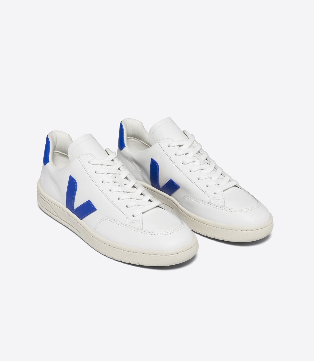 VEJA V-12 LEATHER WHITE PAROS | VJ24256