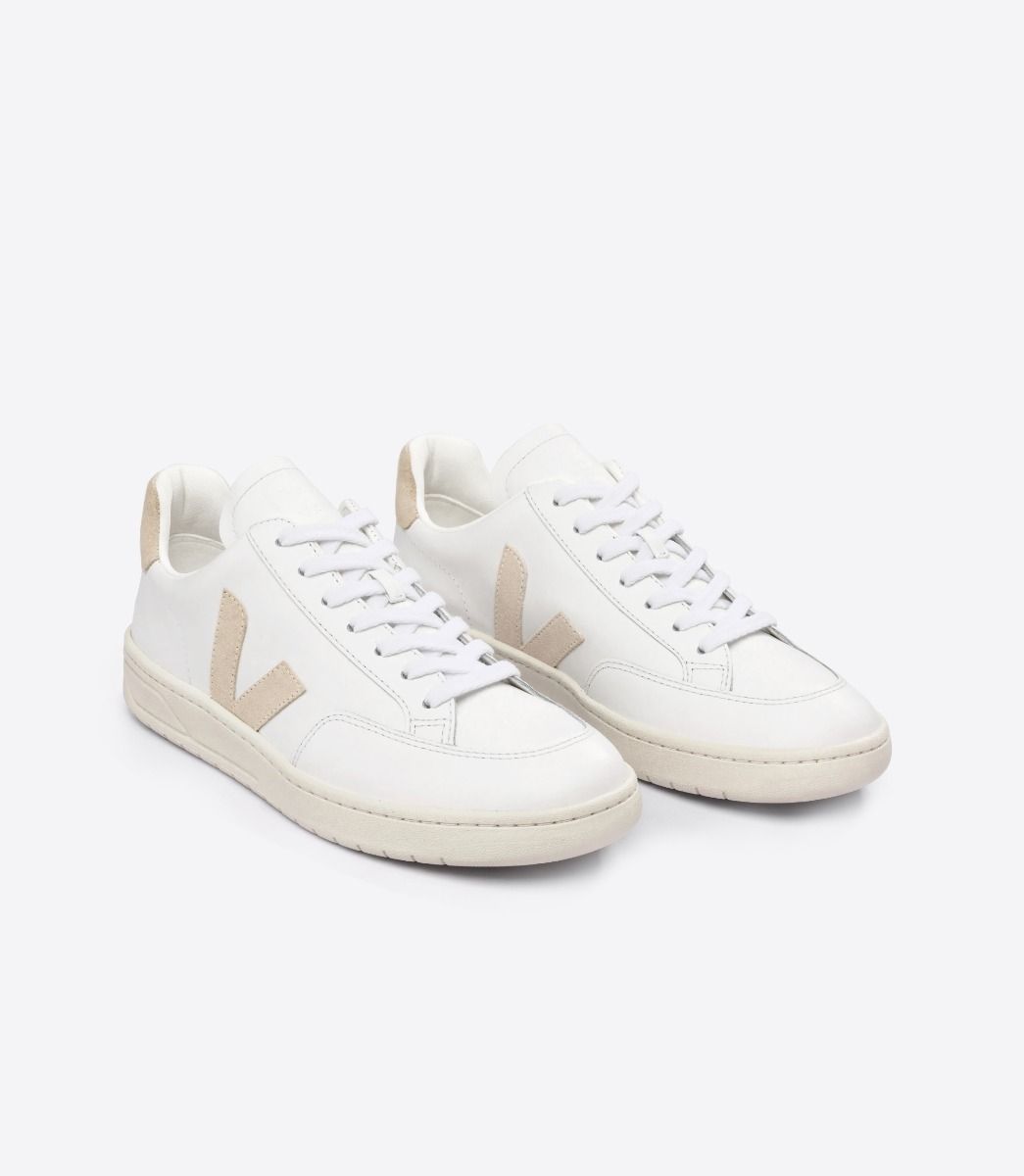 VEJA V-12 LEATHER WHITE SABLE | VJ24264