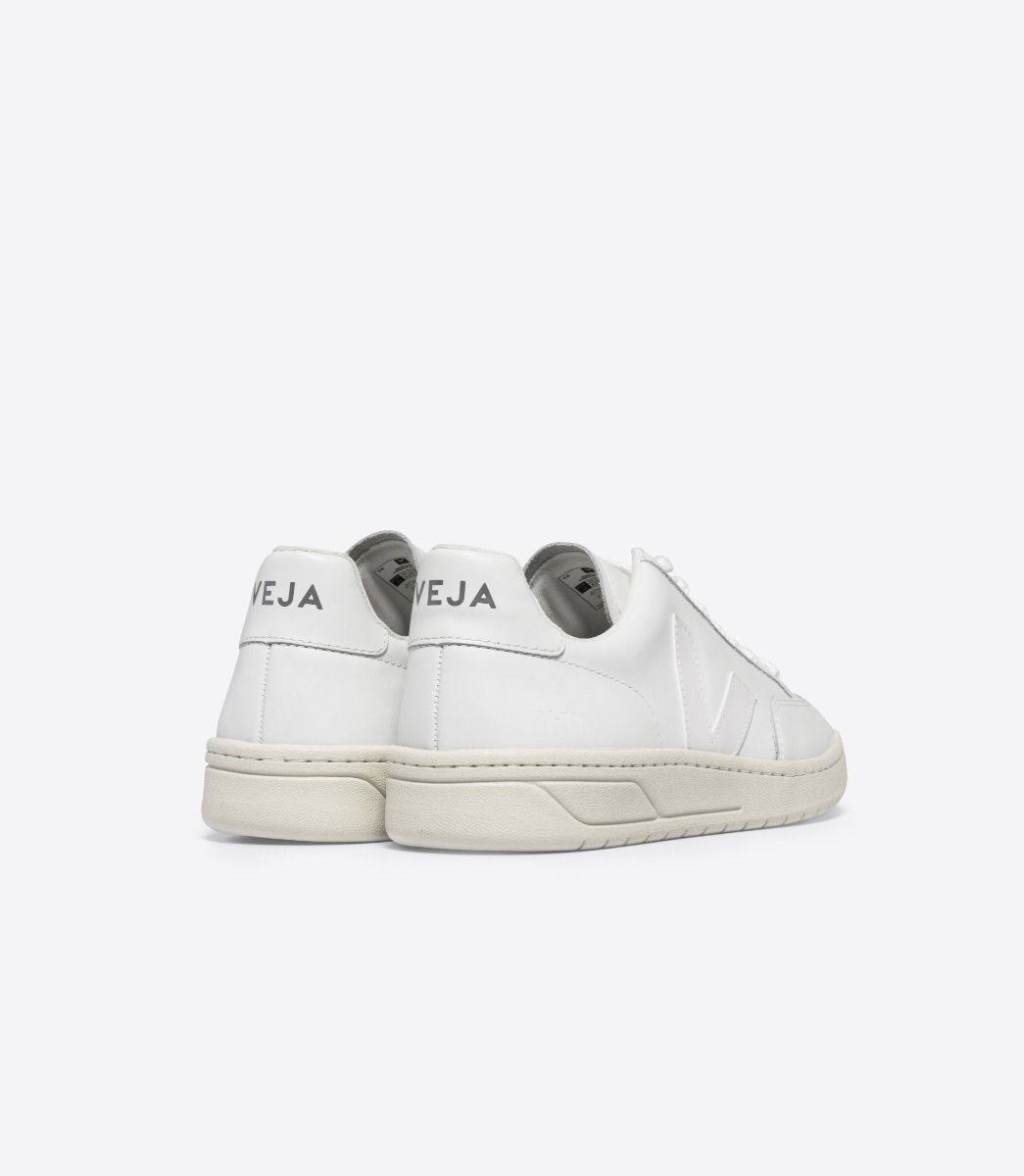 VEJA V-12 LEATHER WHITE | VJ24269