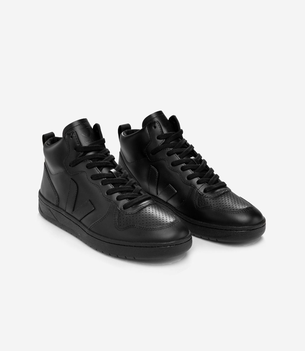 VEJA V-15 LEATHER FULL BLACK | VJ24312