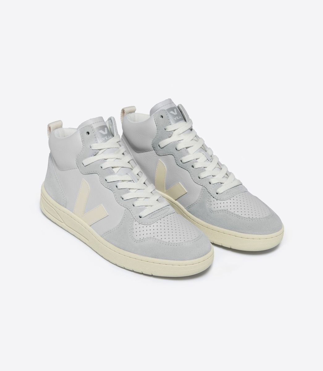 VEJA V-15 LEATHER PEARL CASHEW | VJ24310