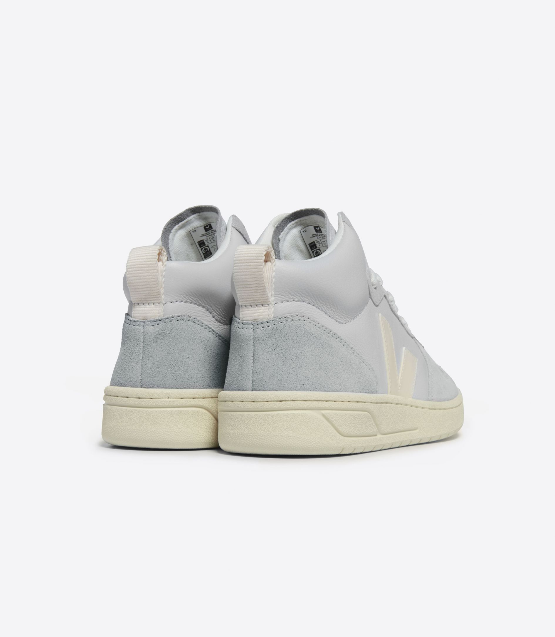 VEJA V-15 LEATHER PEARL CASHEW | VJ24310