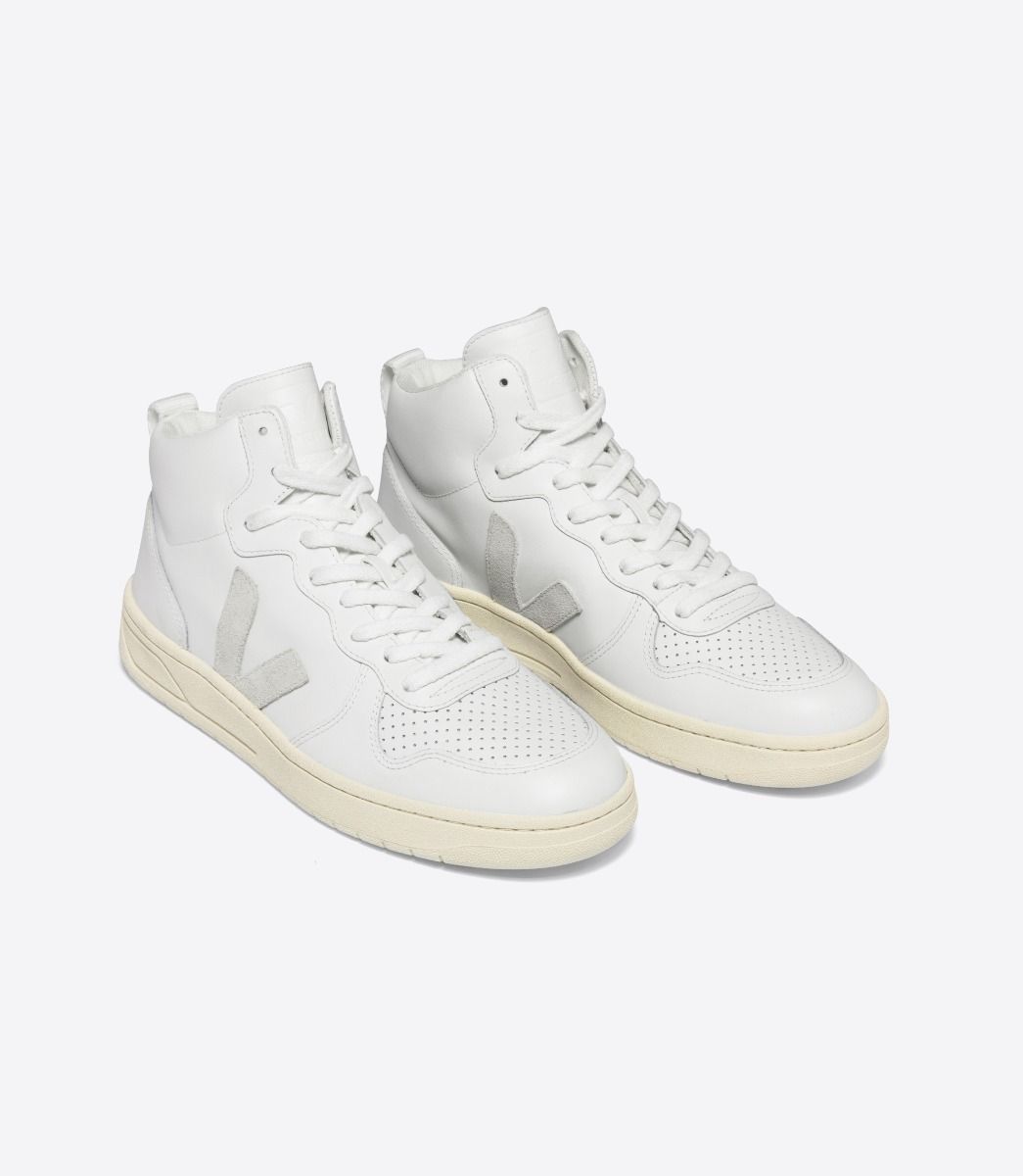 VEJA V-15 LEATHER WHITE | VJ24319