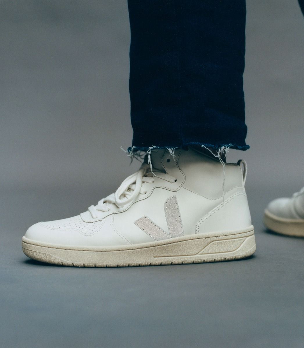 VEJA V-15 LEATHER WHITE | VJ24319