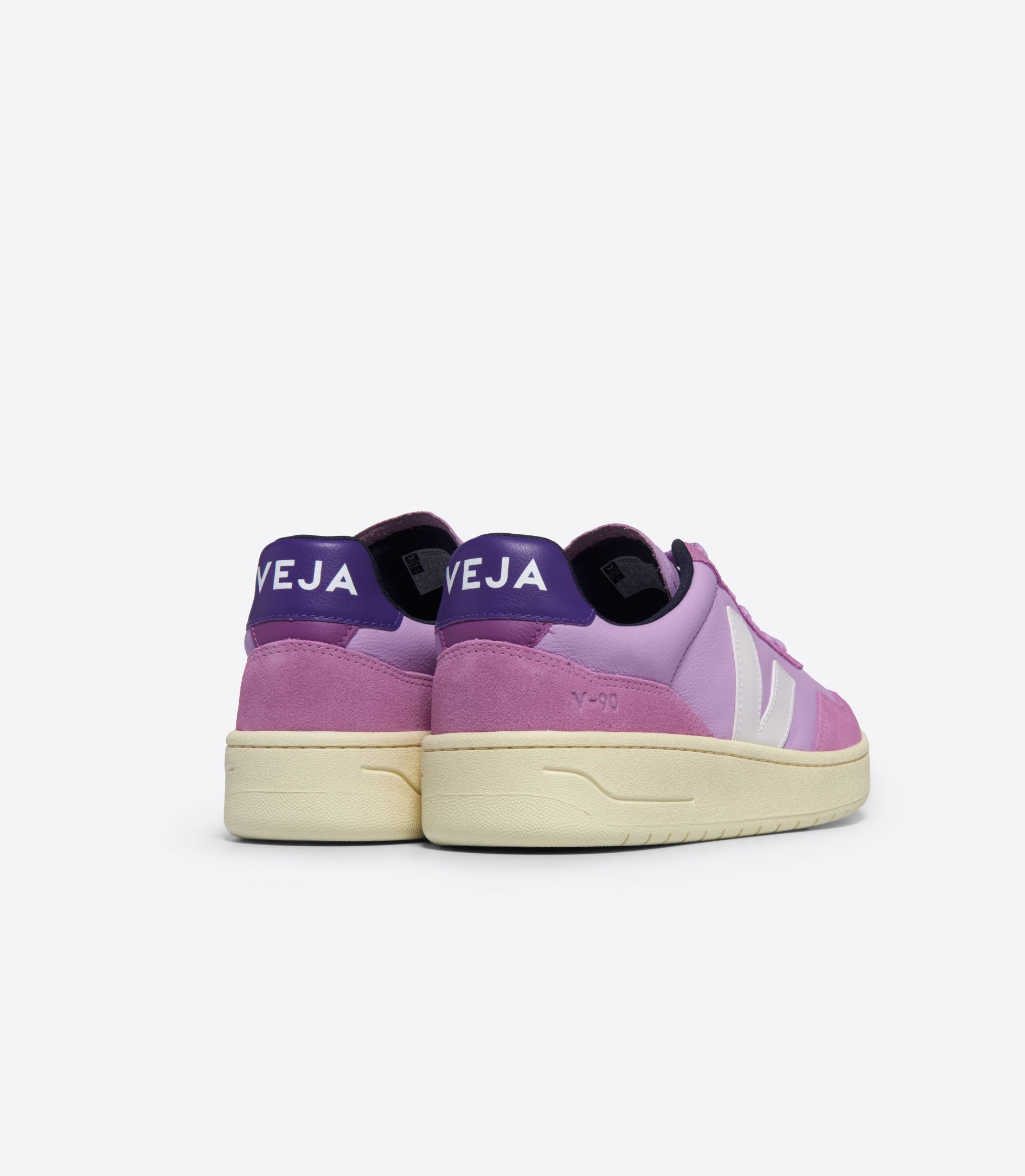 VEJA V-90 LEATHER ORCHID WHITE | VJ24564