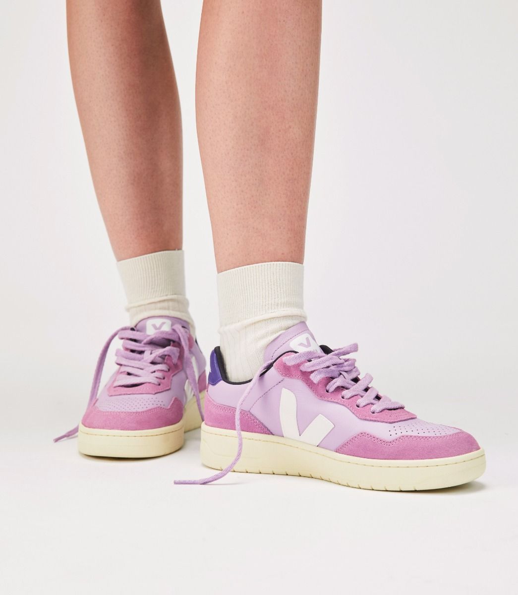 VEJA V-90 LEATHER ORCHID WHITE | VJ24564