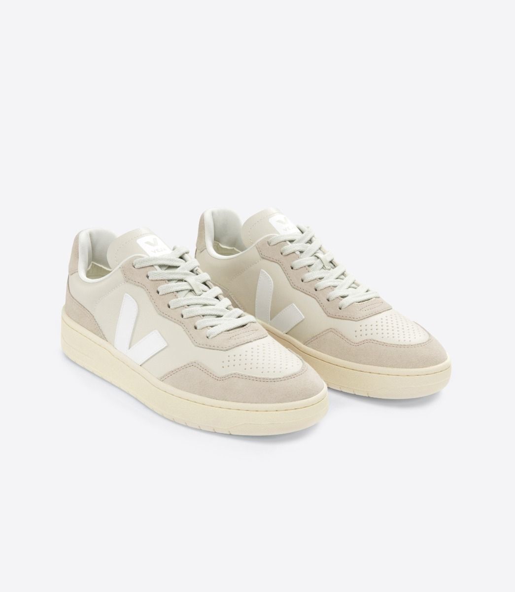 VEJA V-90 LEATHER PIERRE WHITE | VJ24272