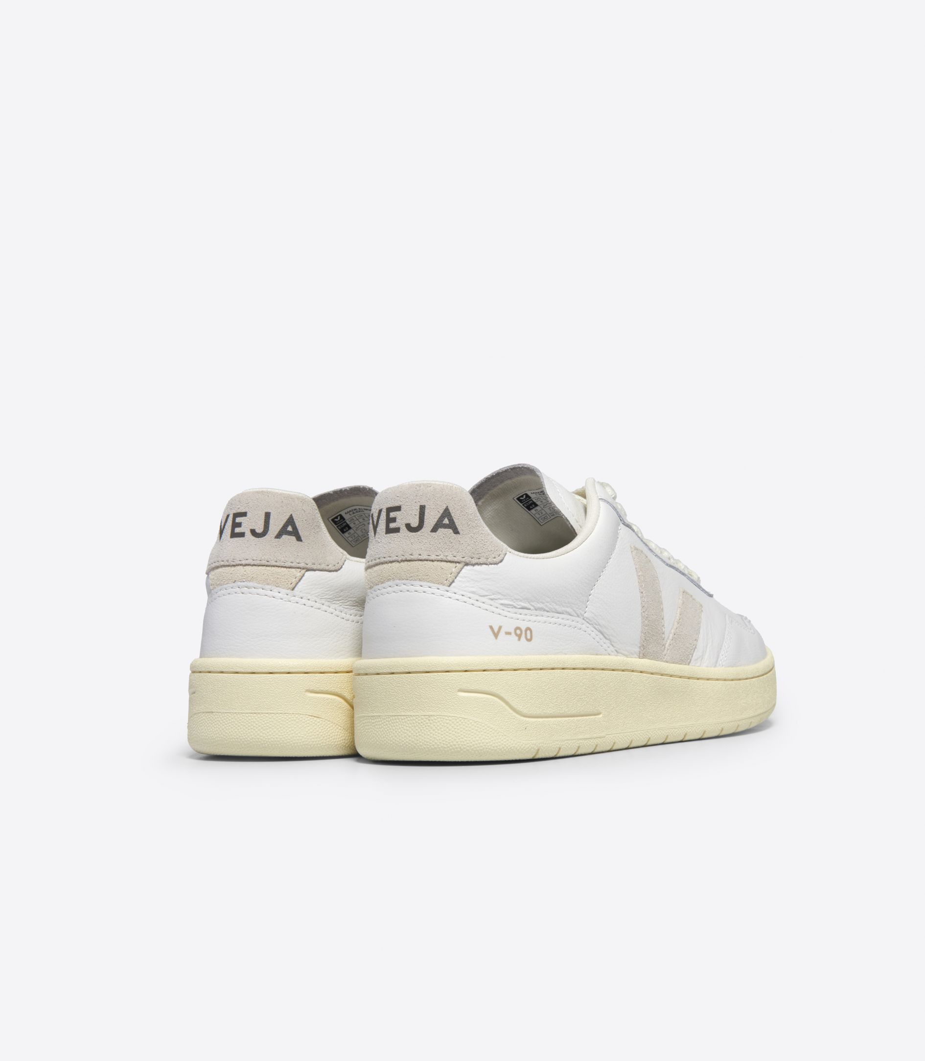 VEJA V-90 LEATHER WHITE NATURAL | VJ24280