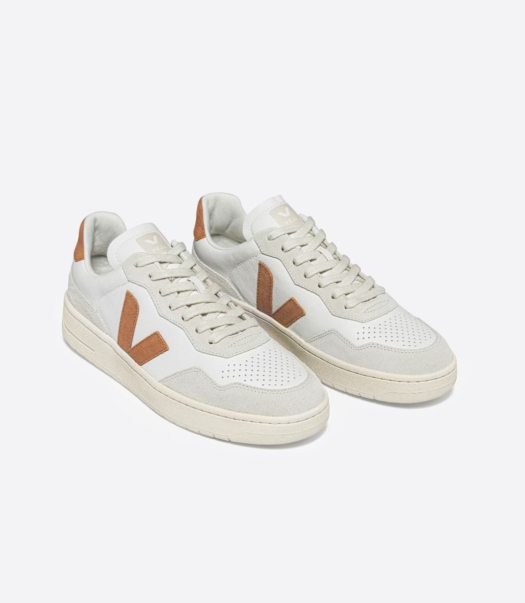 VEJA V-90 LEATHER WHITE UMBER | VJ24278