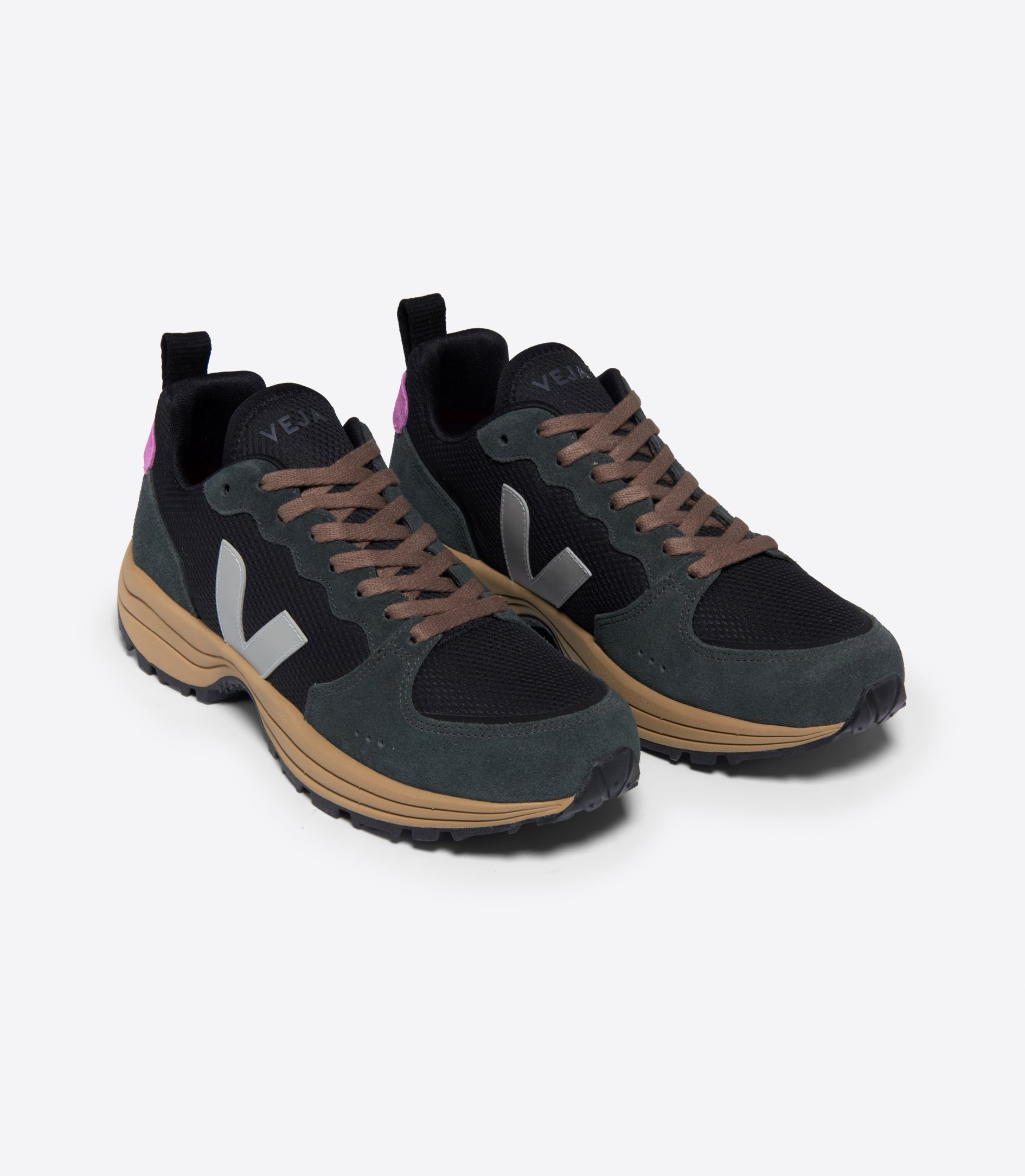 VEJA VENTURI II ALVEOMESH BLACK OXFORD GREY DUNE | VJ24391