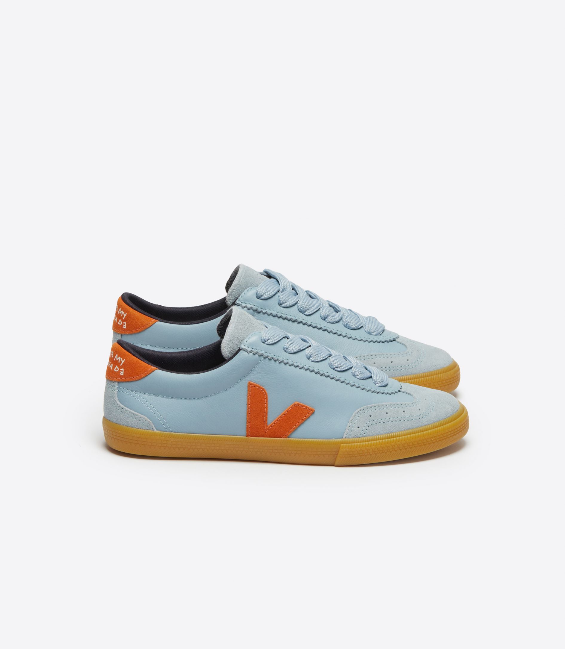 VEJA VOLLEY LEATHER VEJA X MAKE MY LEMONADE STEEL PUMPKIN | VJ24474