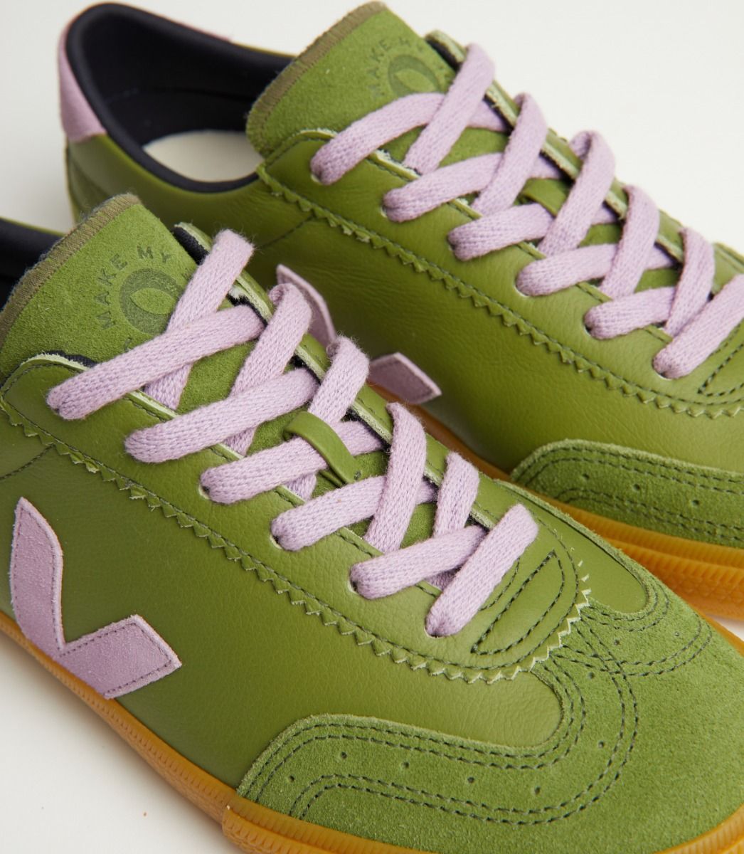 VEJA VOLLEY LEATHER VEJA X MAKE MY LEMONADE KIWI ORCHID | VJ24476