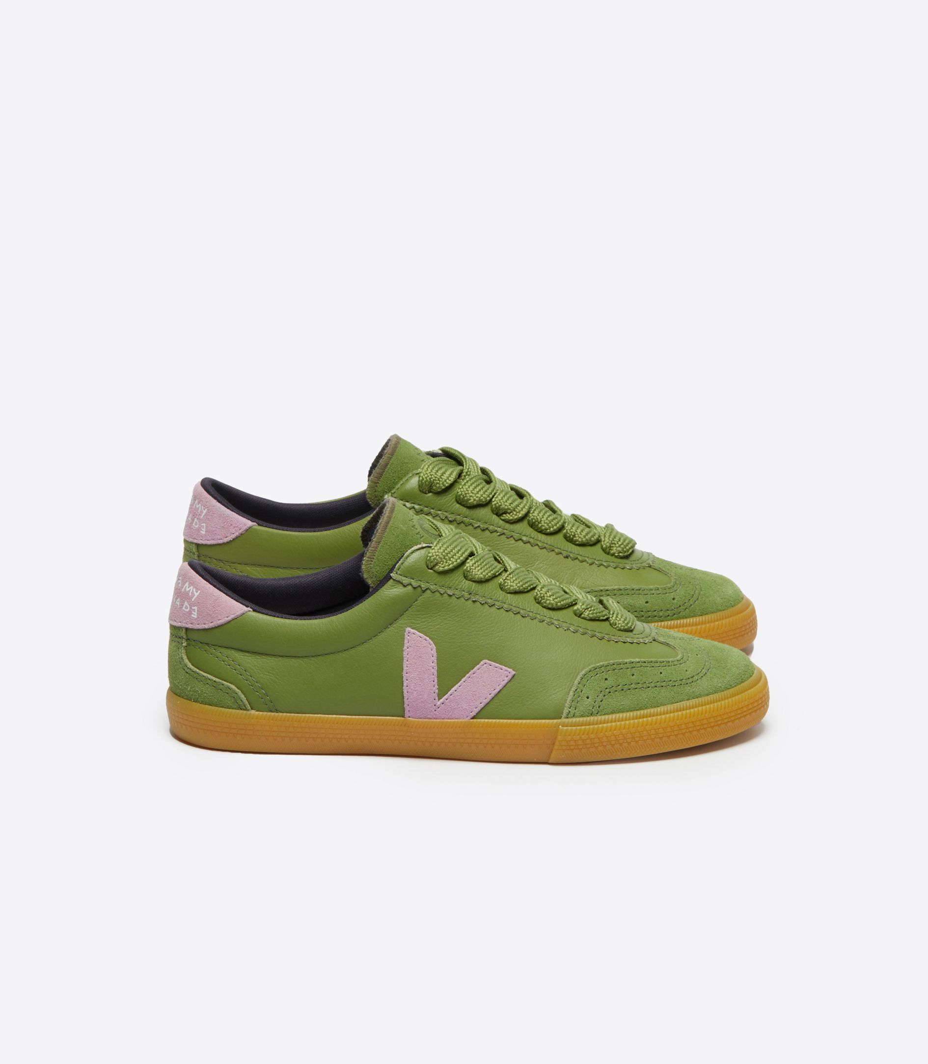 VEJA VOLLEY LEATHER VEJA X MAKE MY LEMONADE KIWI ORCHID | VJ24476