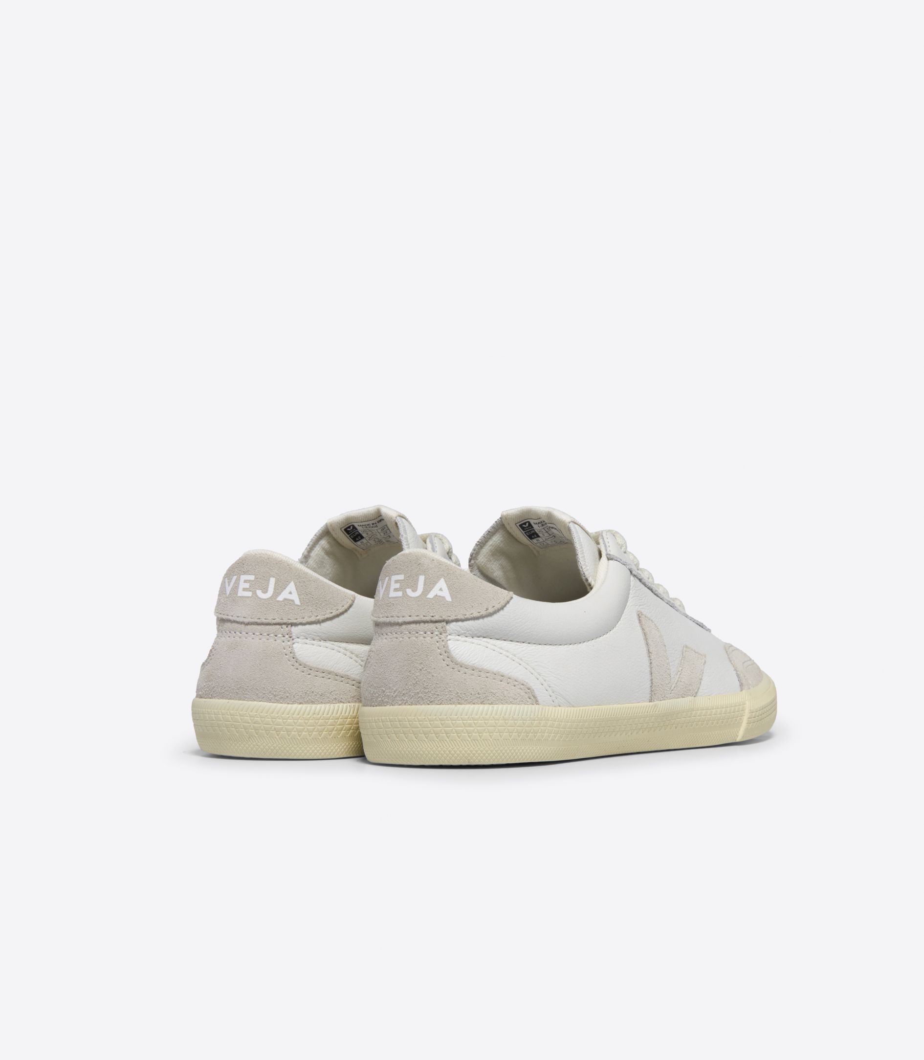 VEJA VOLLEY LEATHER WHITE NATURAL | VJ24177