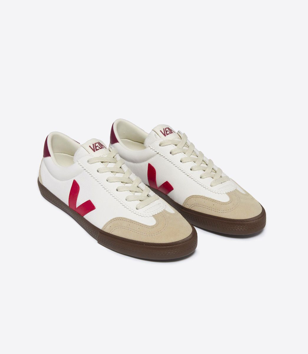 VEJA VOLLEY LEATHER WHITE PEKIN BARK | VJ24178