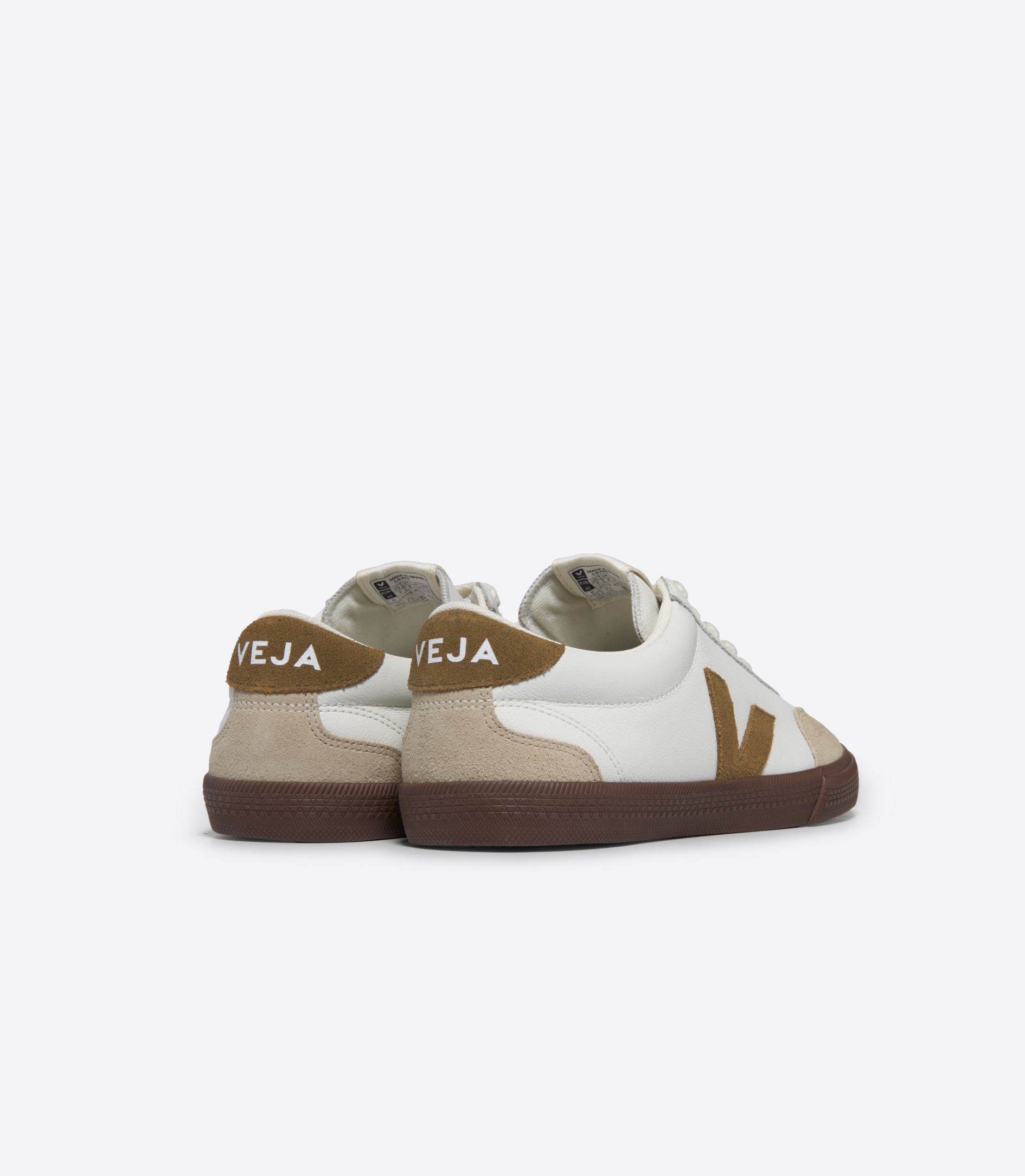 VEJA VOLLEY LEATHER WHITE TENT BARK | VJ24182