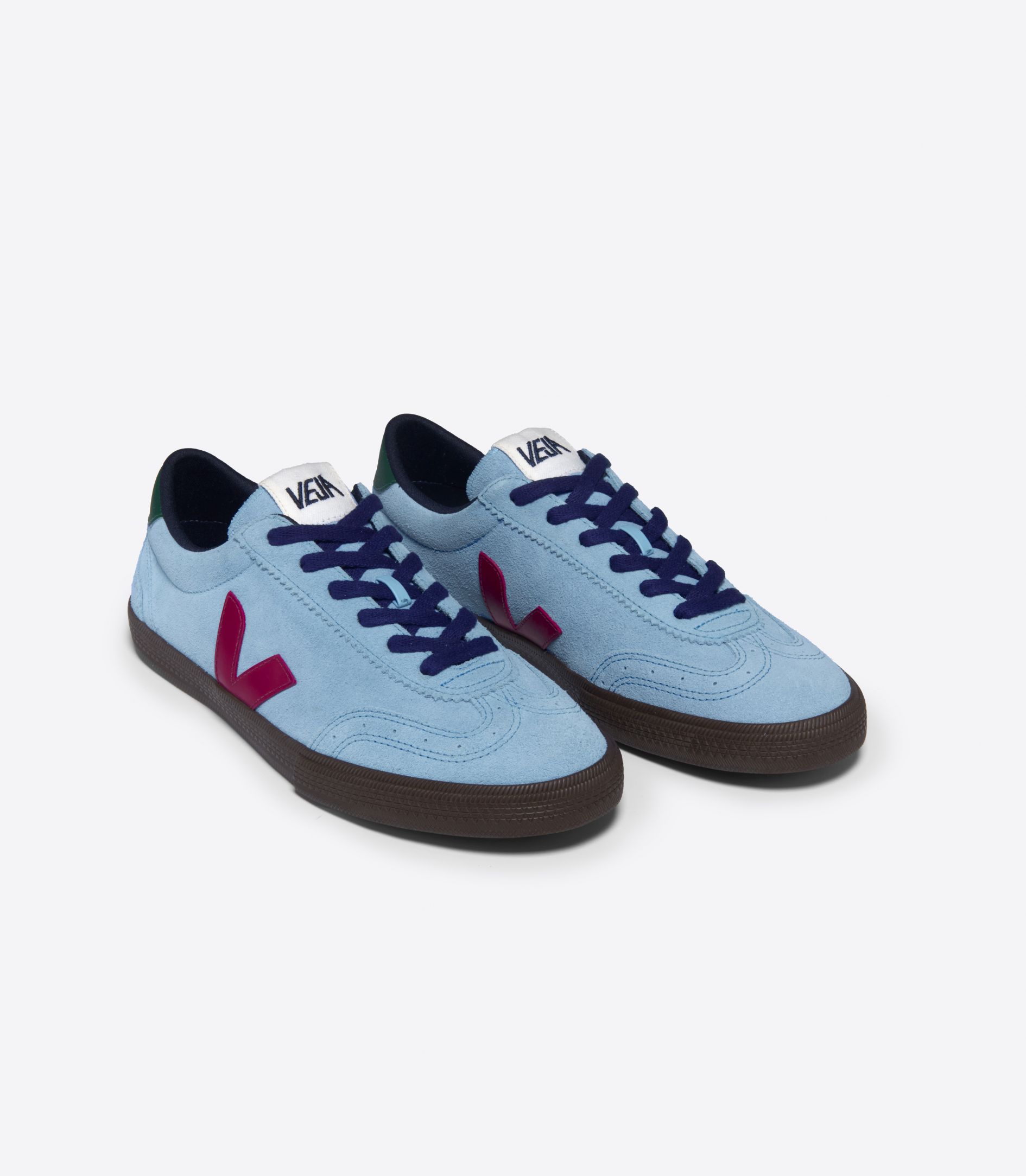 VEJA VOLLEY SUEDE AQUA MARSALA EAGLE | VJ24179