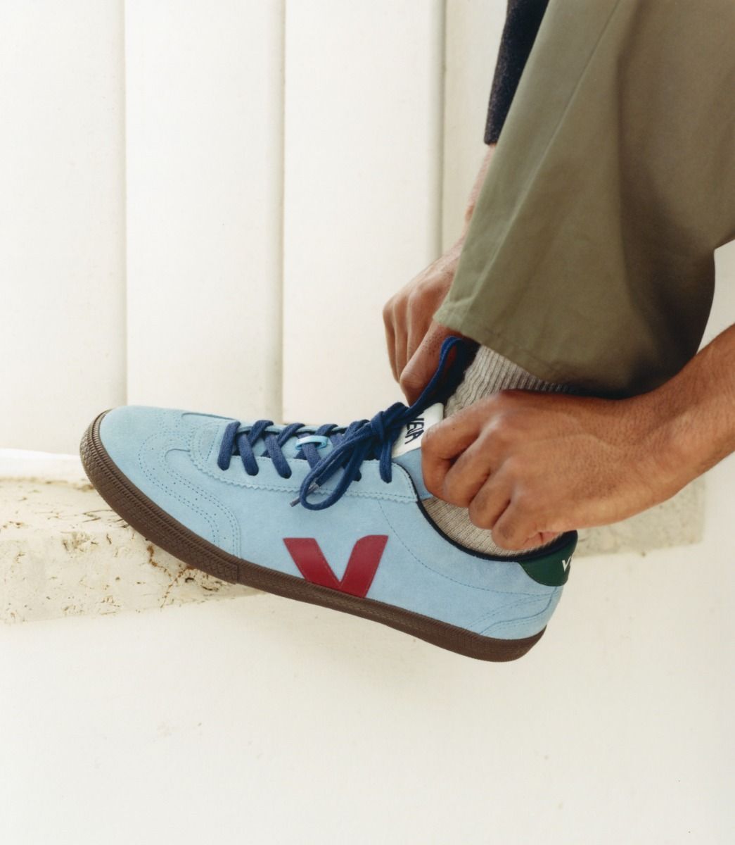 VEJA VOLLEY SUEDE AQUA MARSALA EAGLE | VJ24179