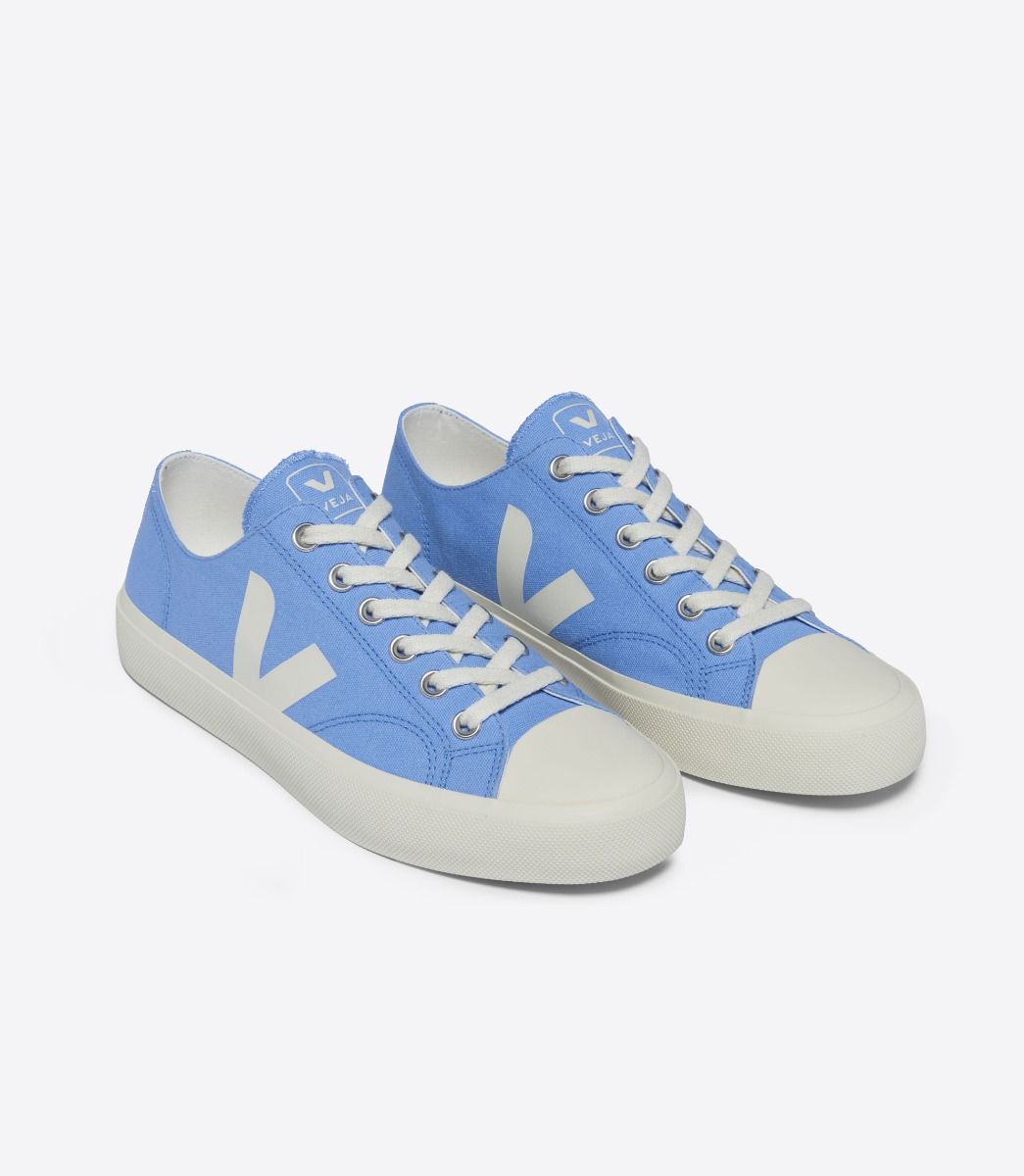 VEJA WATA II LOW CANVAS AQUA PIERRE | VJ24395