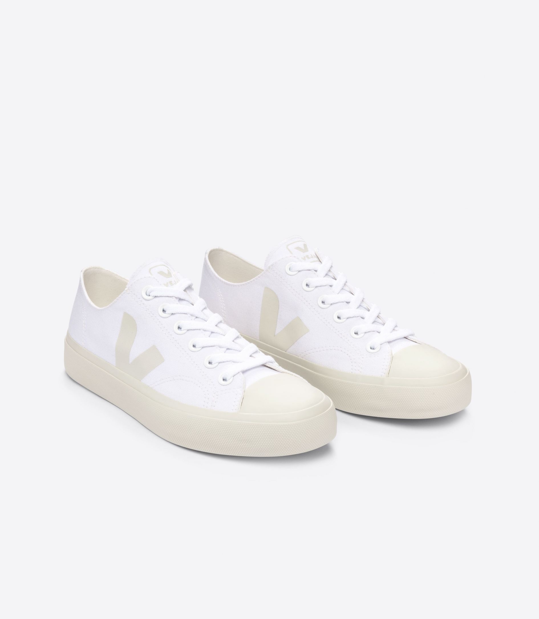 VEJA WATA II LOW CANVAS WHITE PIERRE | VJ24399